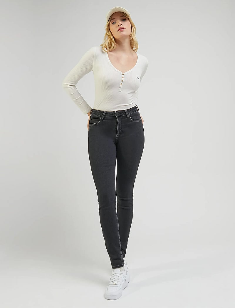 Lee Jeans - FOREVERFIT - skinny jeans - washed black - 4