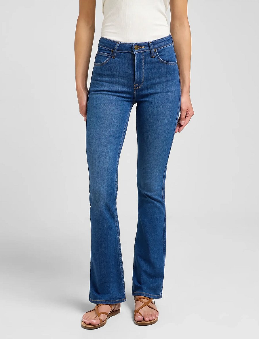Lee Jeans - Breese Boot - alt laienevad teksad - azure wave - 0