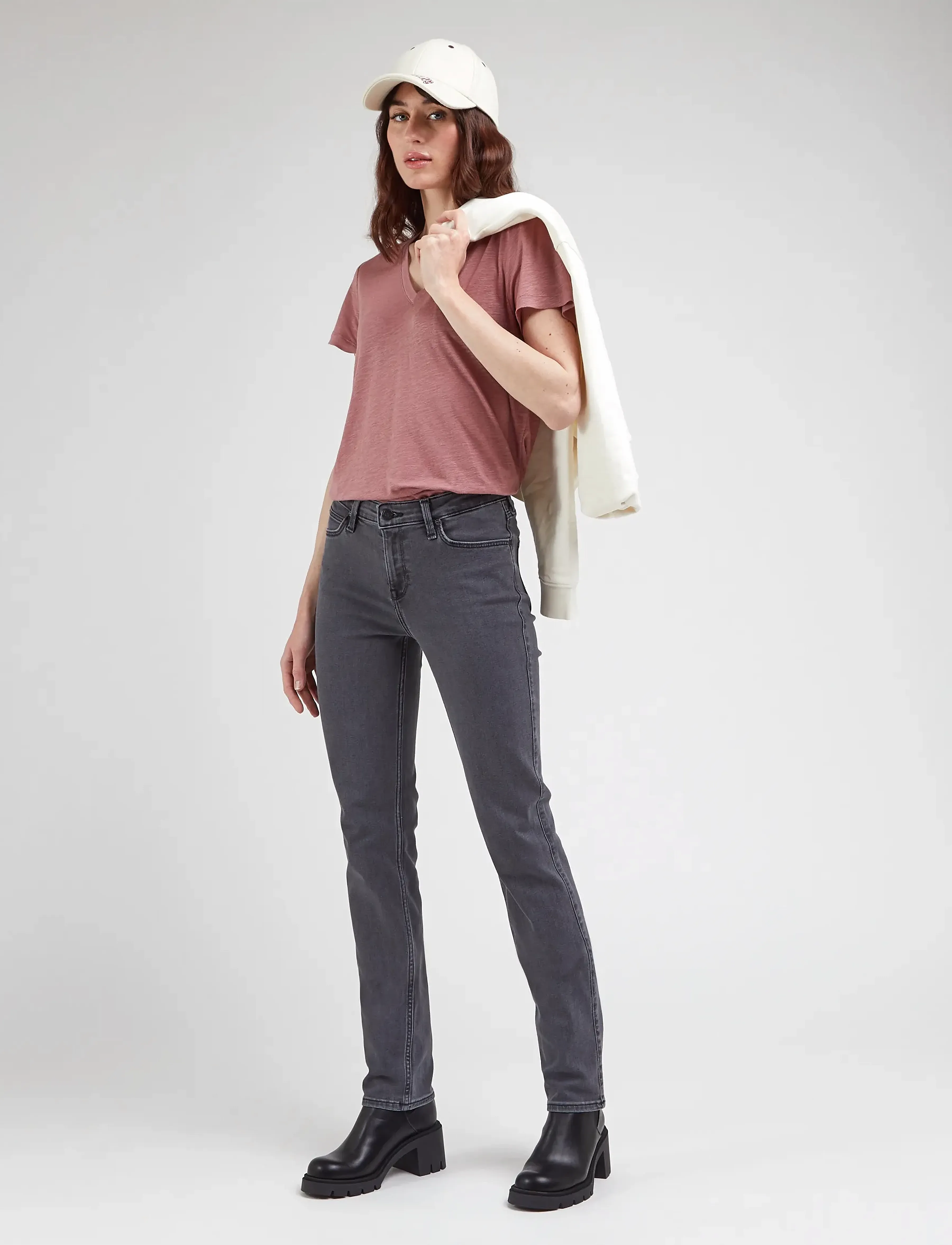 Lee Jeans - MARION STRAIGHT - moody grey - 4