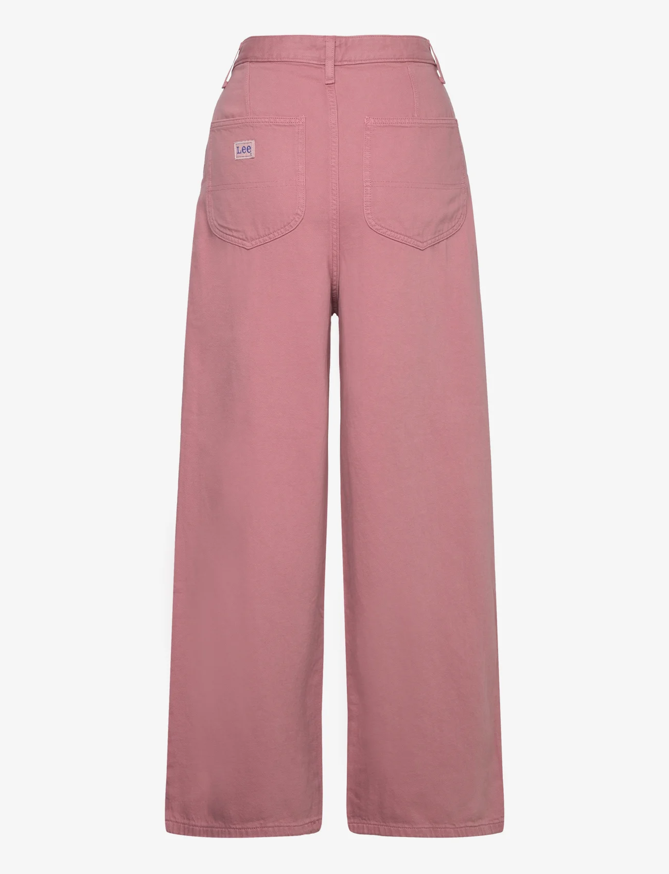 Lee Jeans - RELAXED CHINO - wide leg jeans - dark mauve - 1