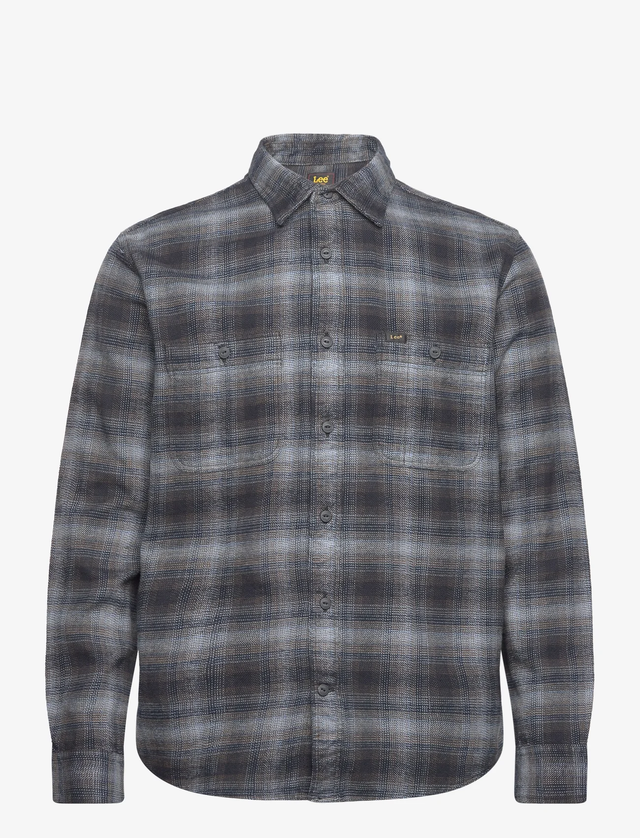 Lee Jeans - WORKER SHIRT 2.0 - rutede skjorter - black - 0