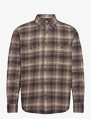 Lee Jeans - WORKER SHIRT 2.0 - koszule w kratkę - truffle - 0