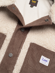 Lee Jeans - SHERPA OVERSHIRT - spring jackets - ecru - 2