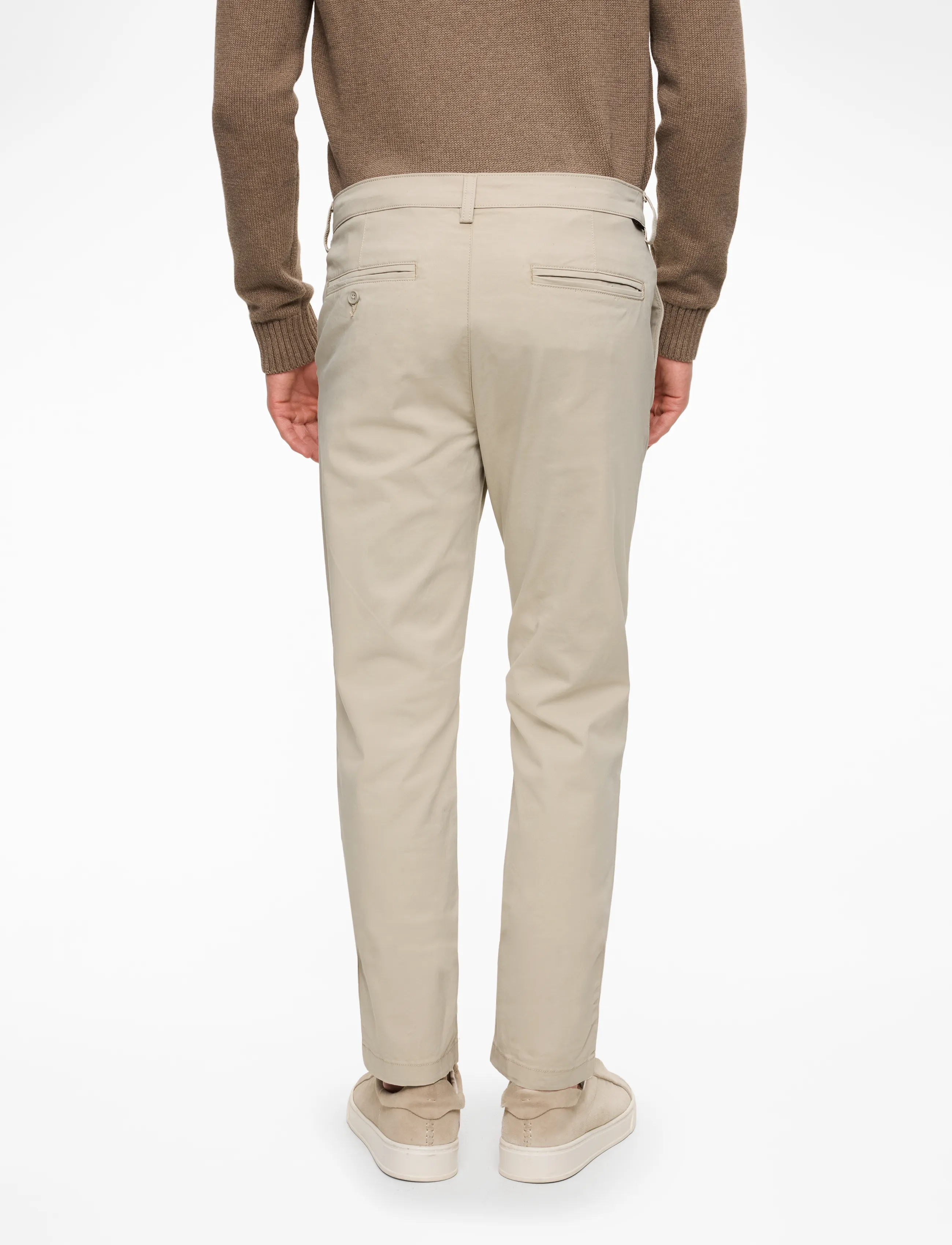 Lee Jeans - SLIM CHINO - chino püksid - stone - 4