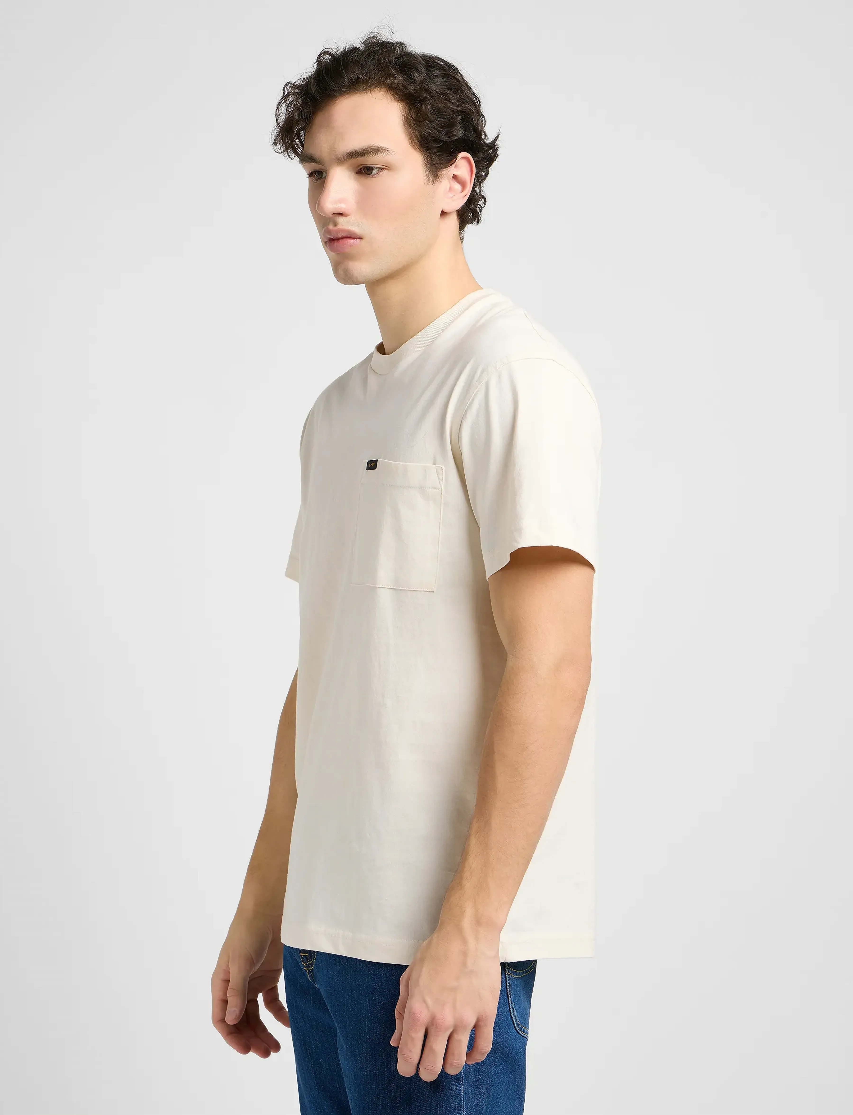Lee Jeans - Relaxed Pocket Tee - die niedrigsten preise - ecru - 5