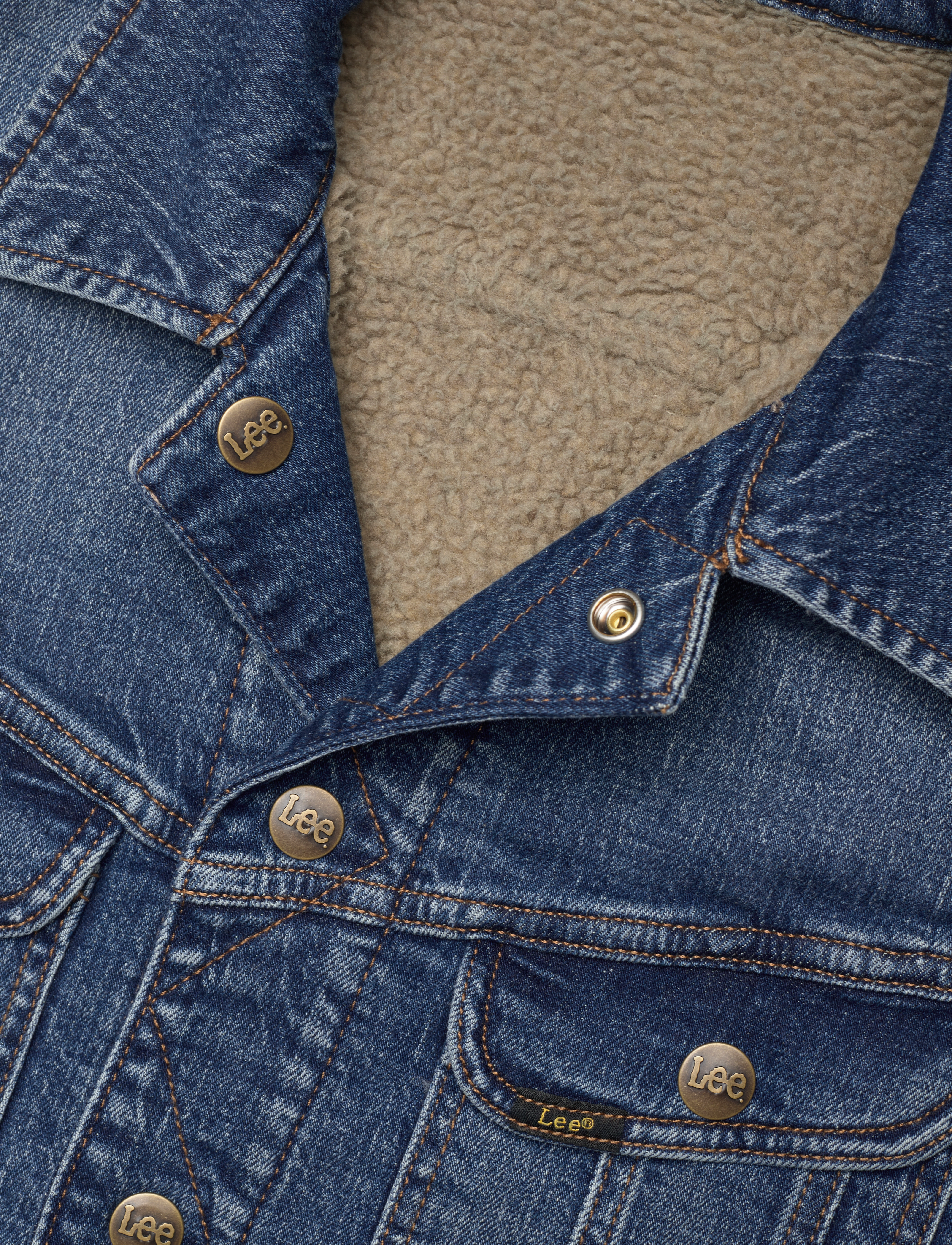 Lee Jeans - REVERSABLE RIDER JACKET - mid dark - 2