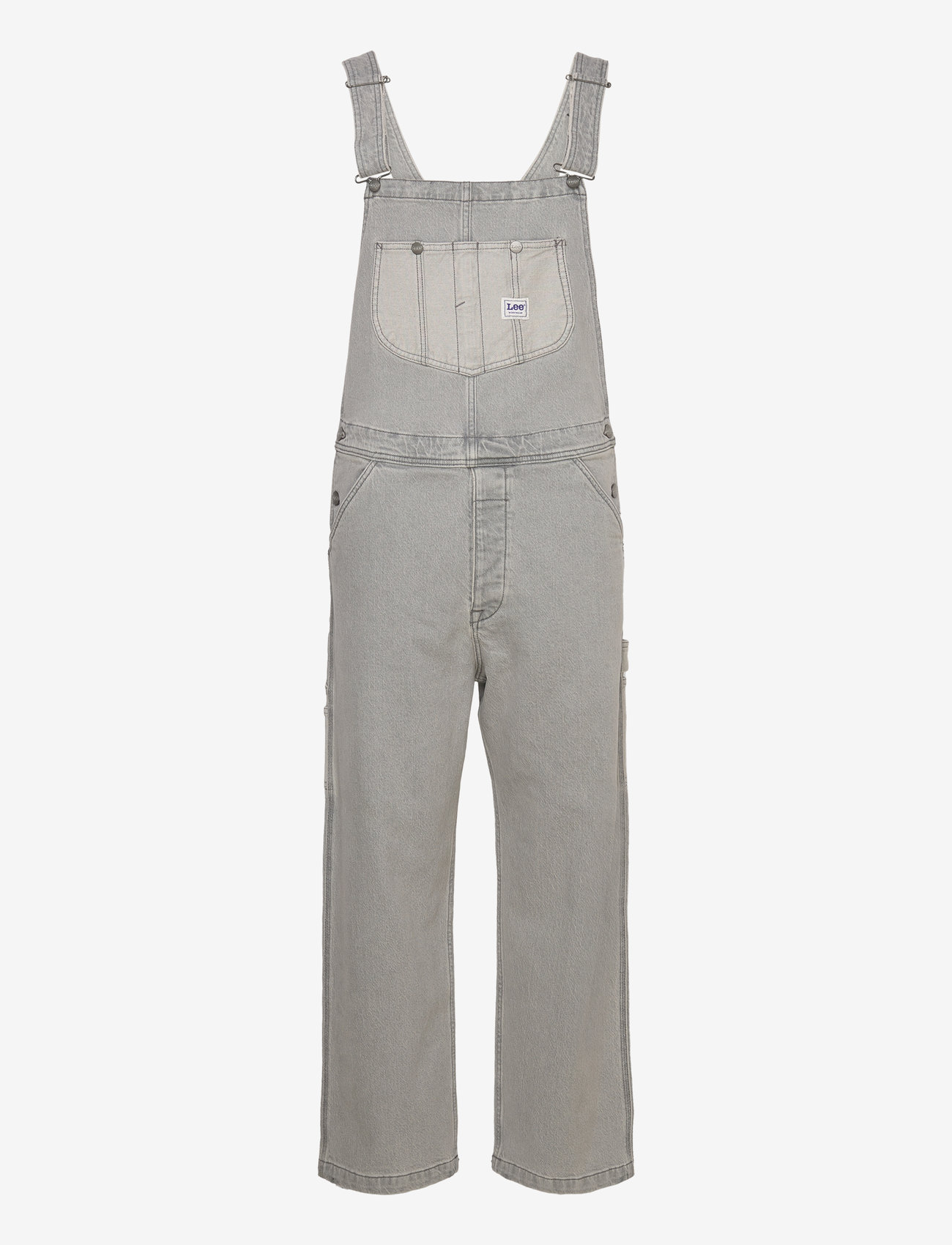 Lee Jeans - PANELED BIB - washed grey - 0
