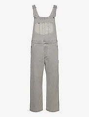 Lee Jeans - PANELED BIB - regular jeans - washed grey - 0