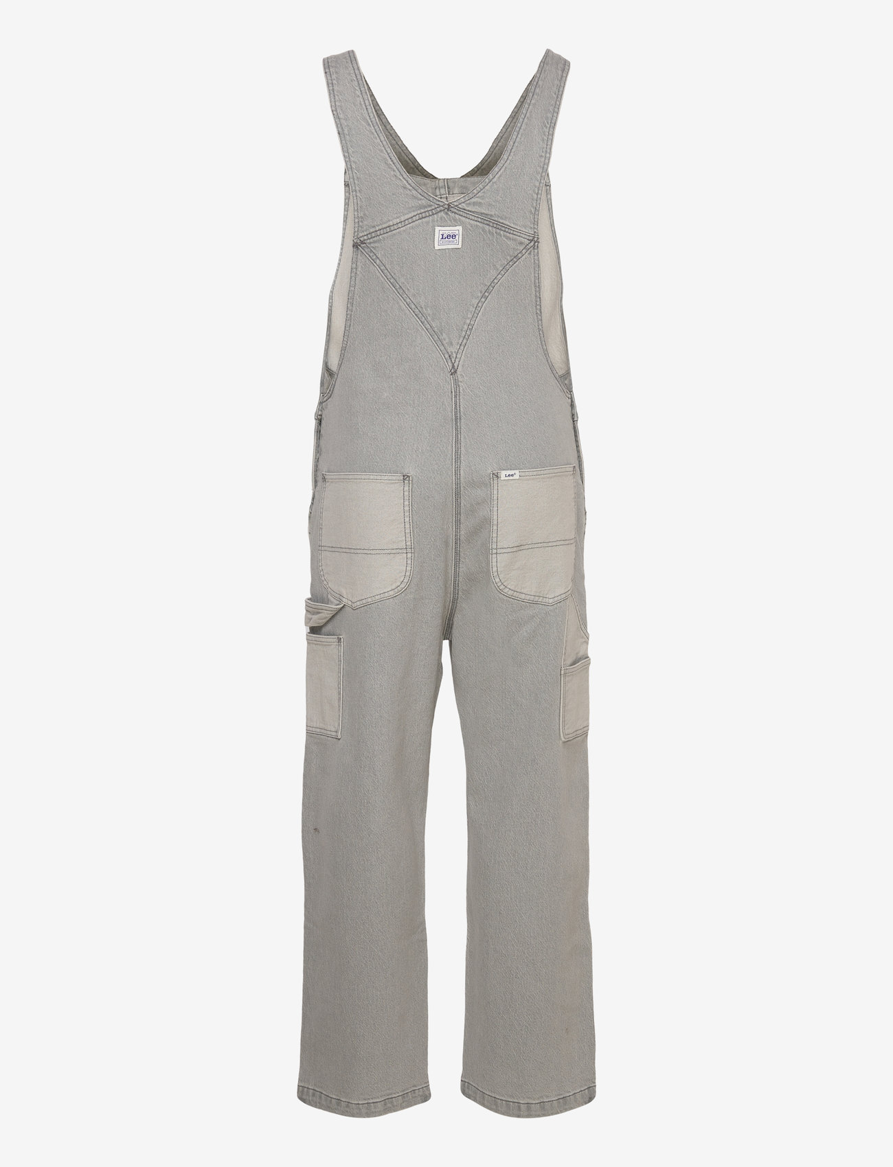 Lee Jeans - PANELED BIB - washed grey - 1
