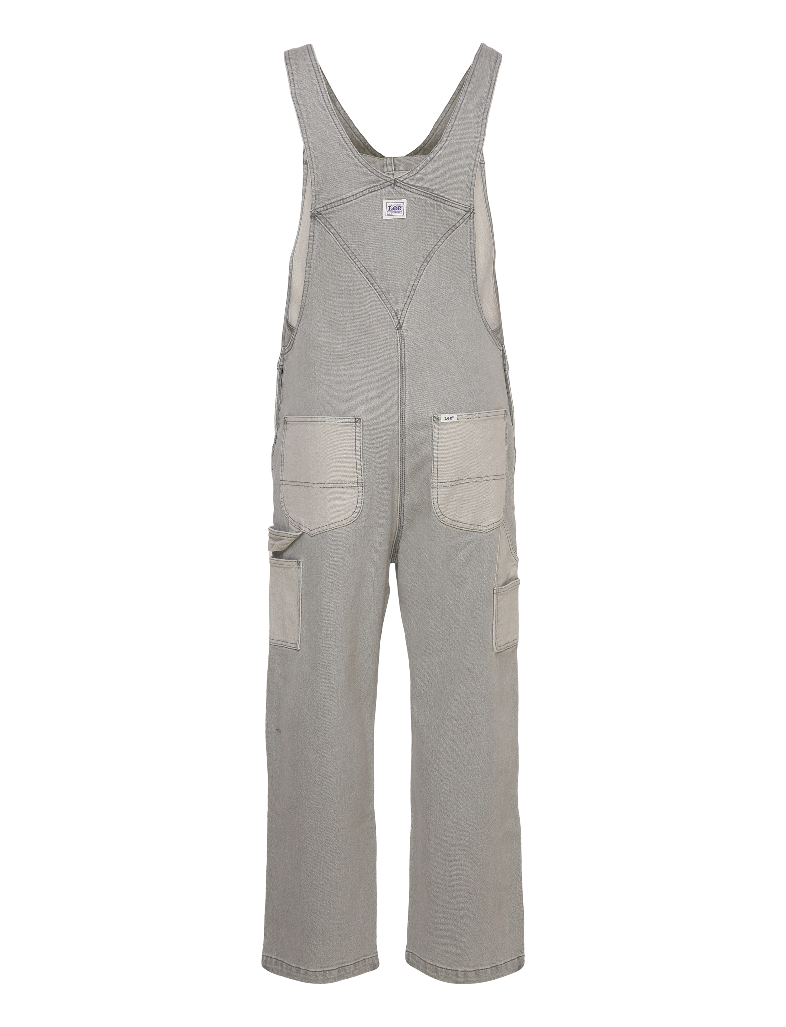 Lee Jeans - PANELED BIB - washed grey - 1