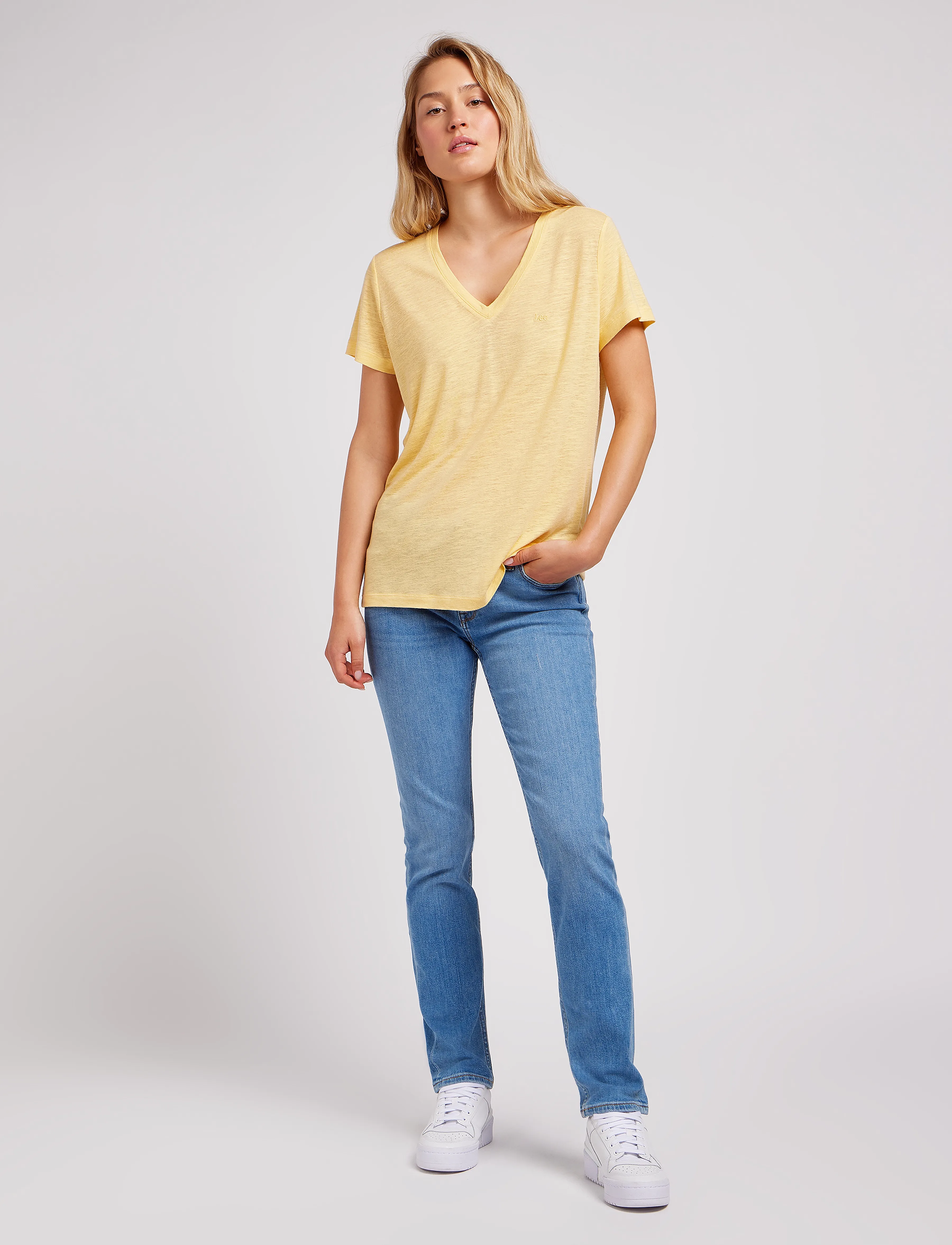 Lee Jeans - ELLY - kitsad teksad - mid conversation - 4