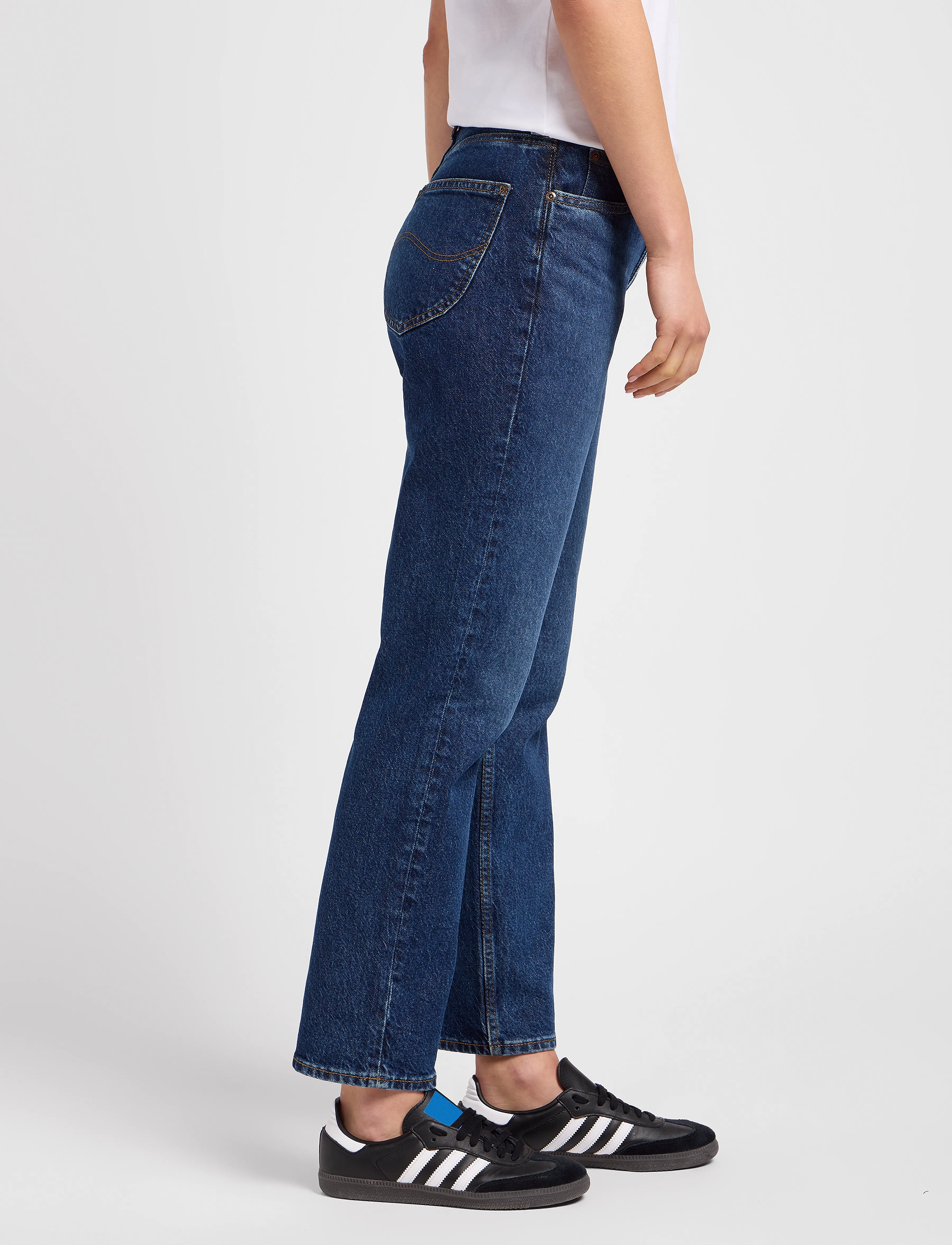 Lee Jeans - Carol - džinsa bikses ar taisnām starām - dark humor - 5