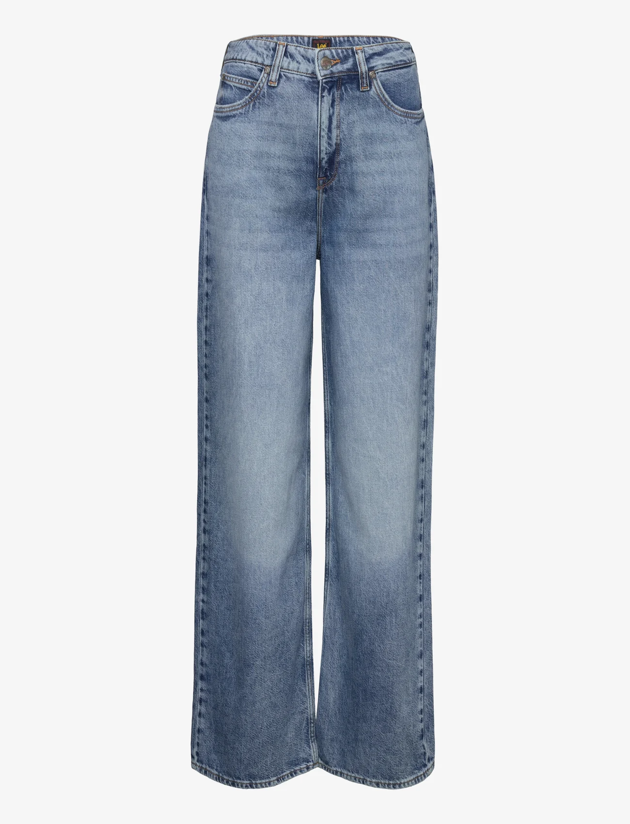 Lee Jeans - STELLA A LINE - spodnie szerokie - take the hint - 0