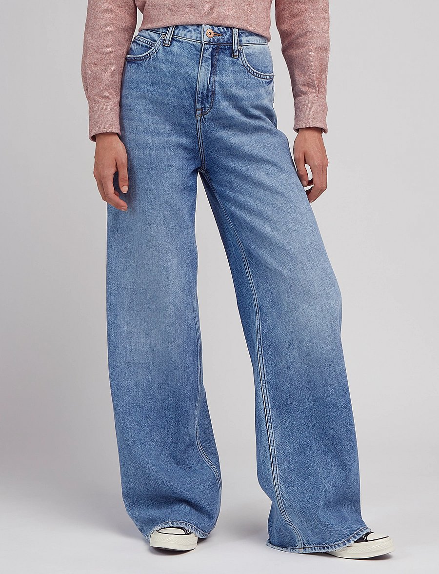 Lee Jeans - Stella A Line - brede jeans - take the hint - 0