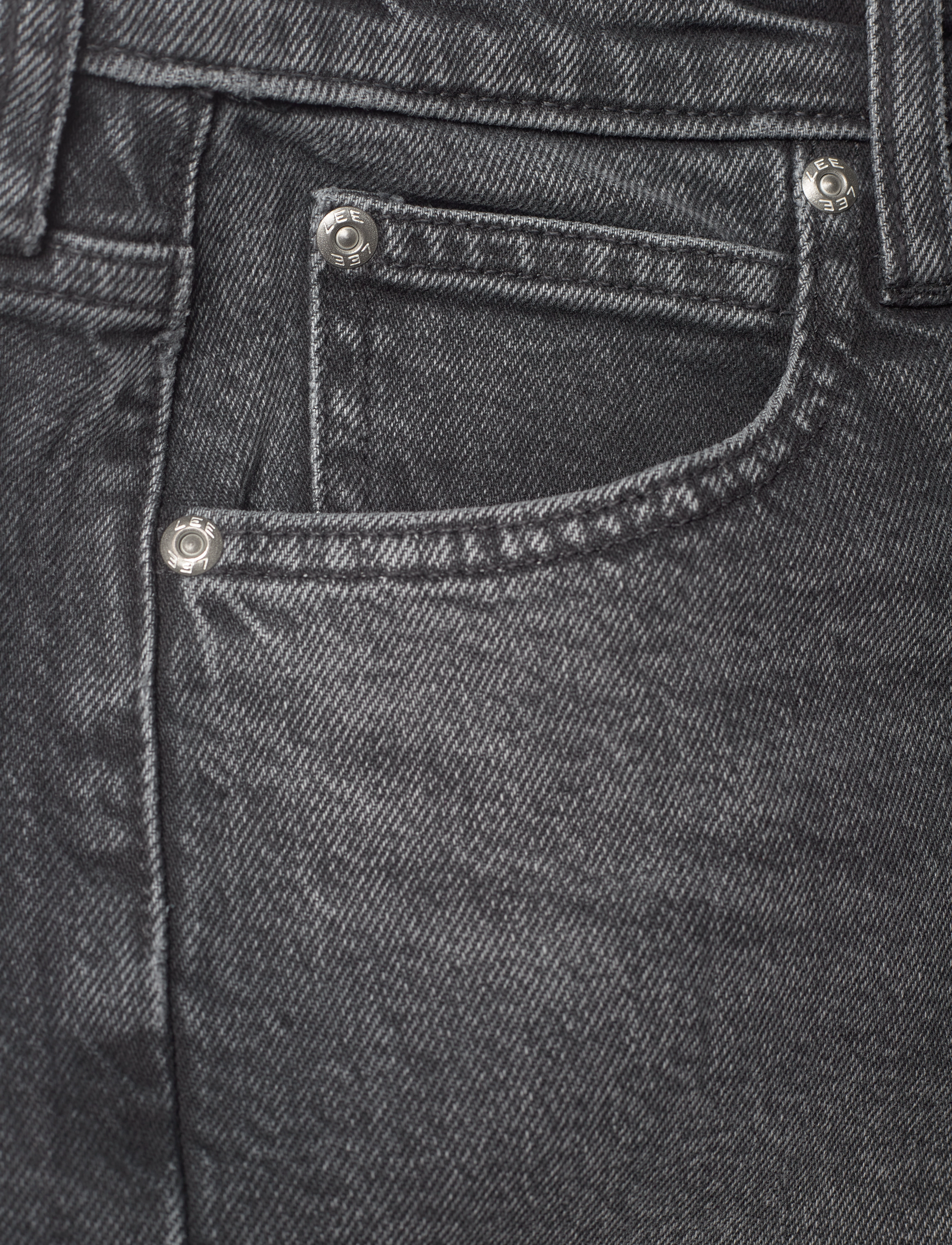 Lee Jeans - CAROL SHORT - refined black - 2