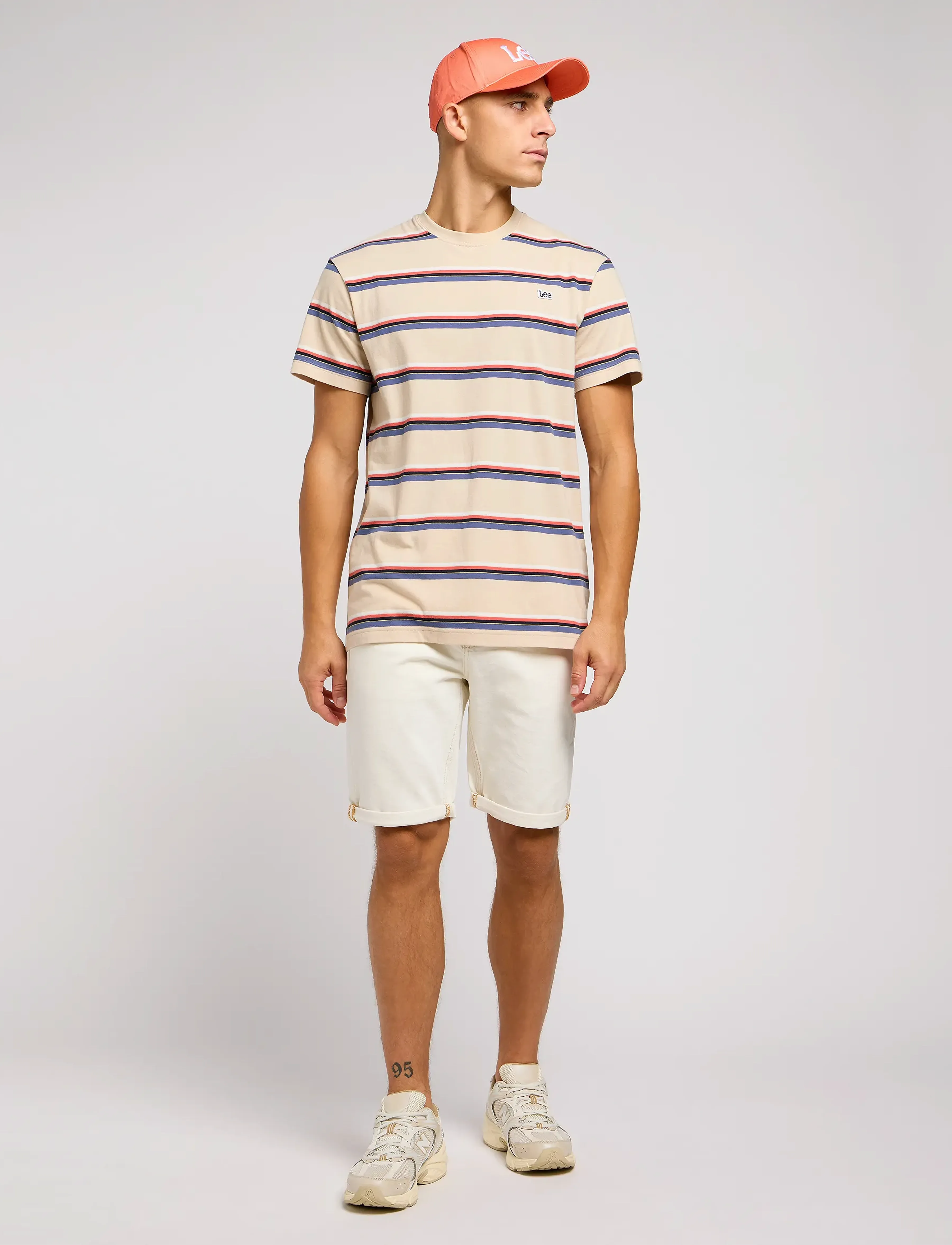 Lee Jeans - 5 Pocket Short - džinsiniai šortai - clean white - 4