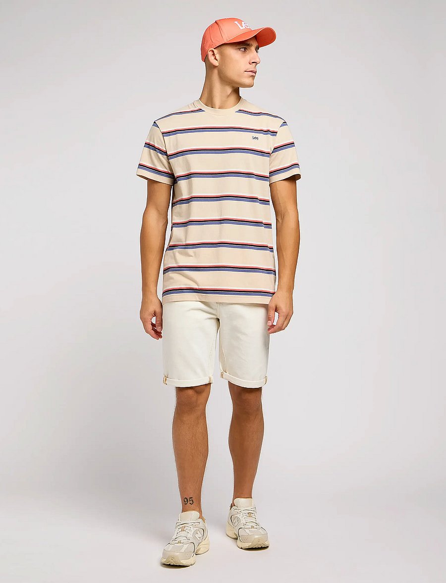 Lee Jeans - 5 Pocket Short - džinsiniai šortai - clean white - 4