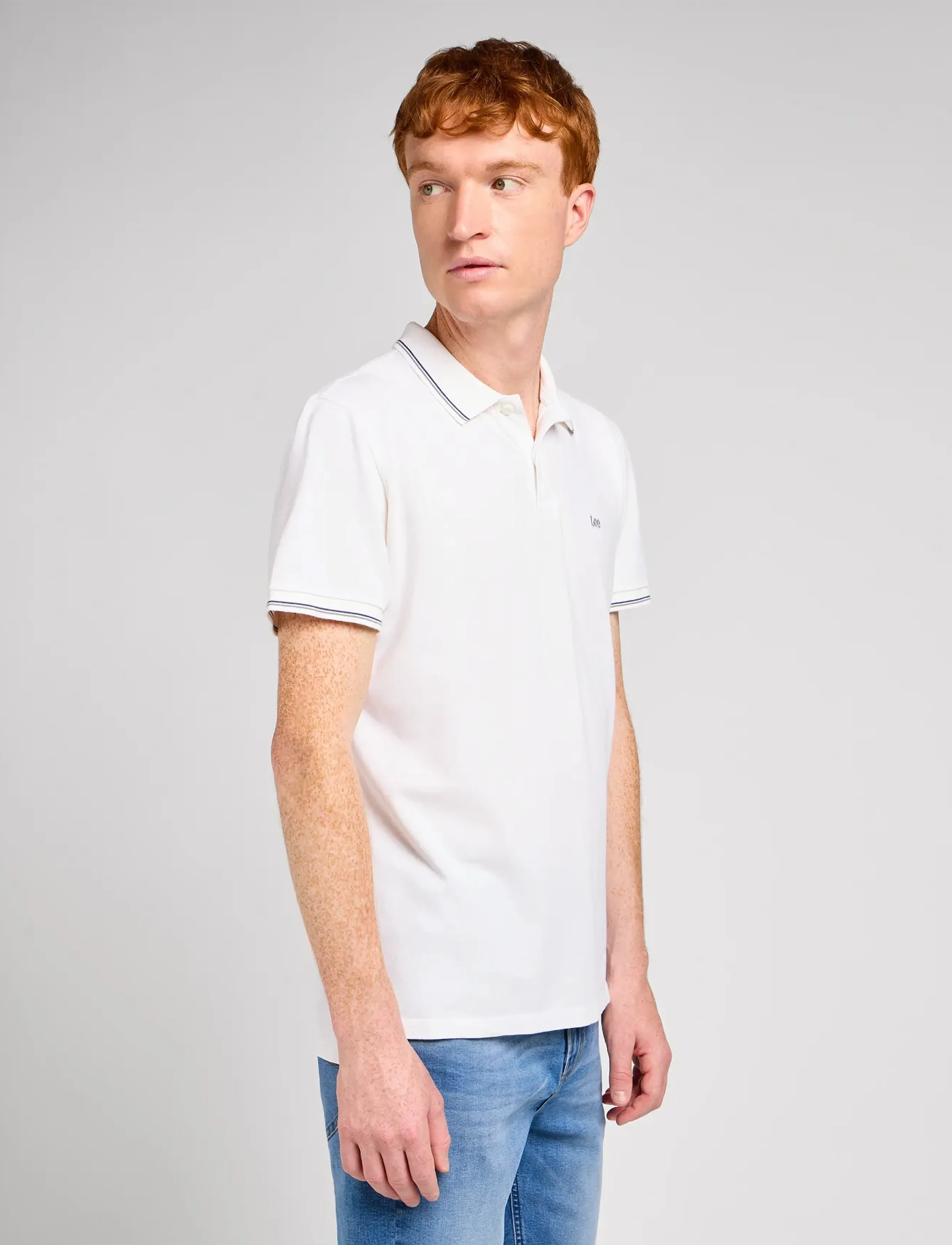 Lee Jeans - Pique Polo - kurzärmelig - bright white - 5