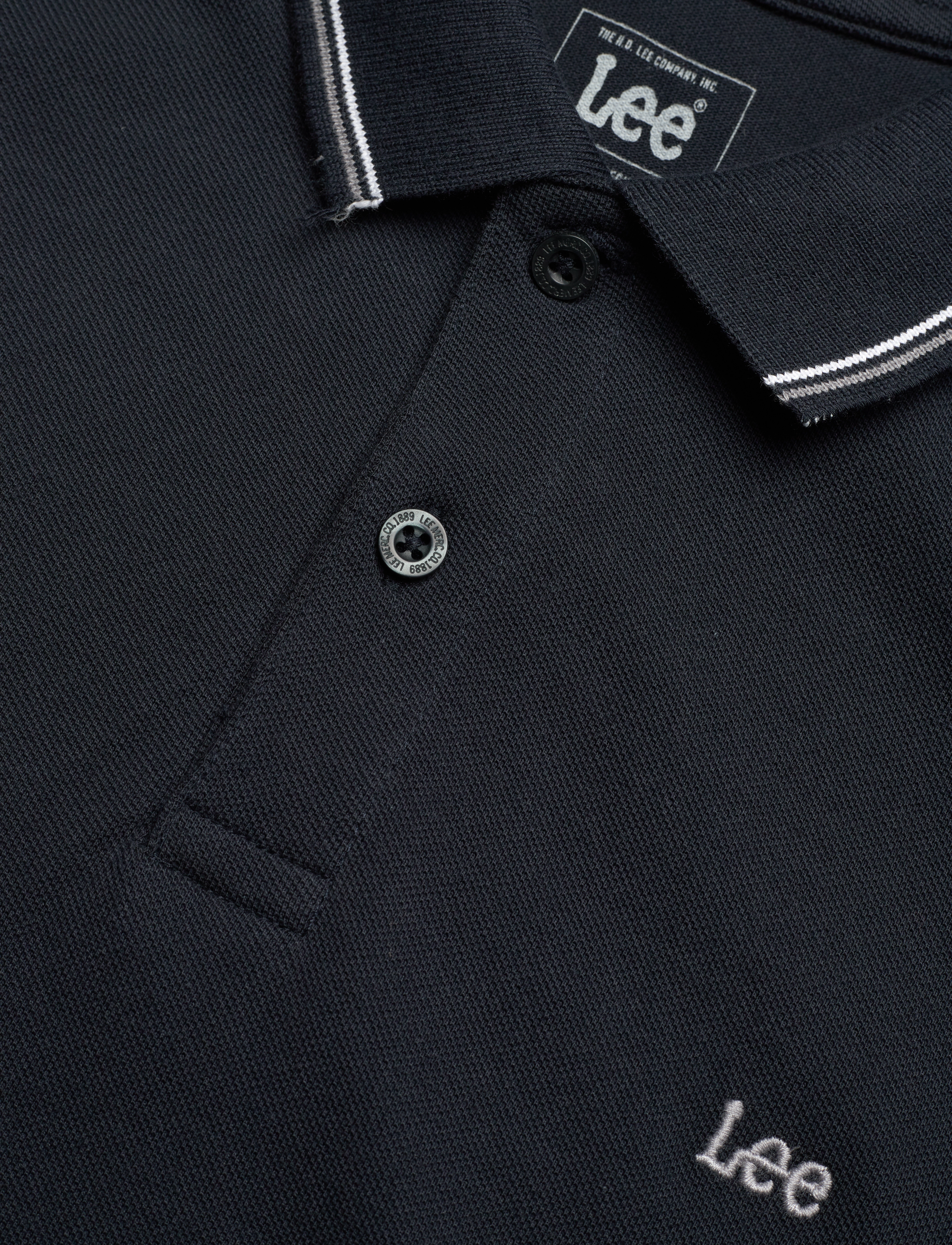 Lee Jeans - Pique Polo - madalaimad hinnad - unionall blk - 2