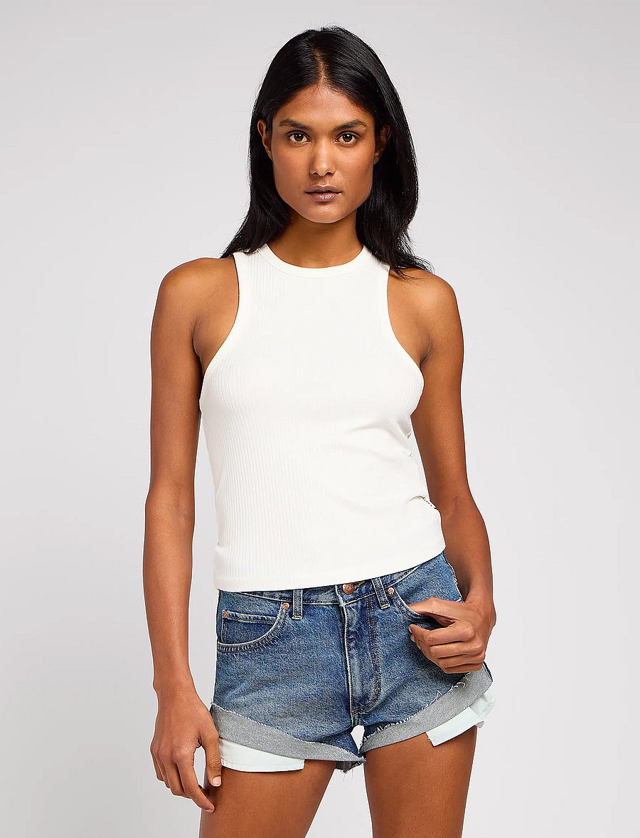 Lee Jeans - Ribbed Tank - ecru - 0