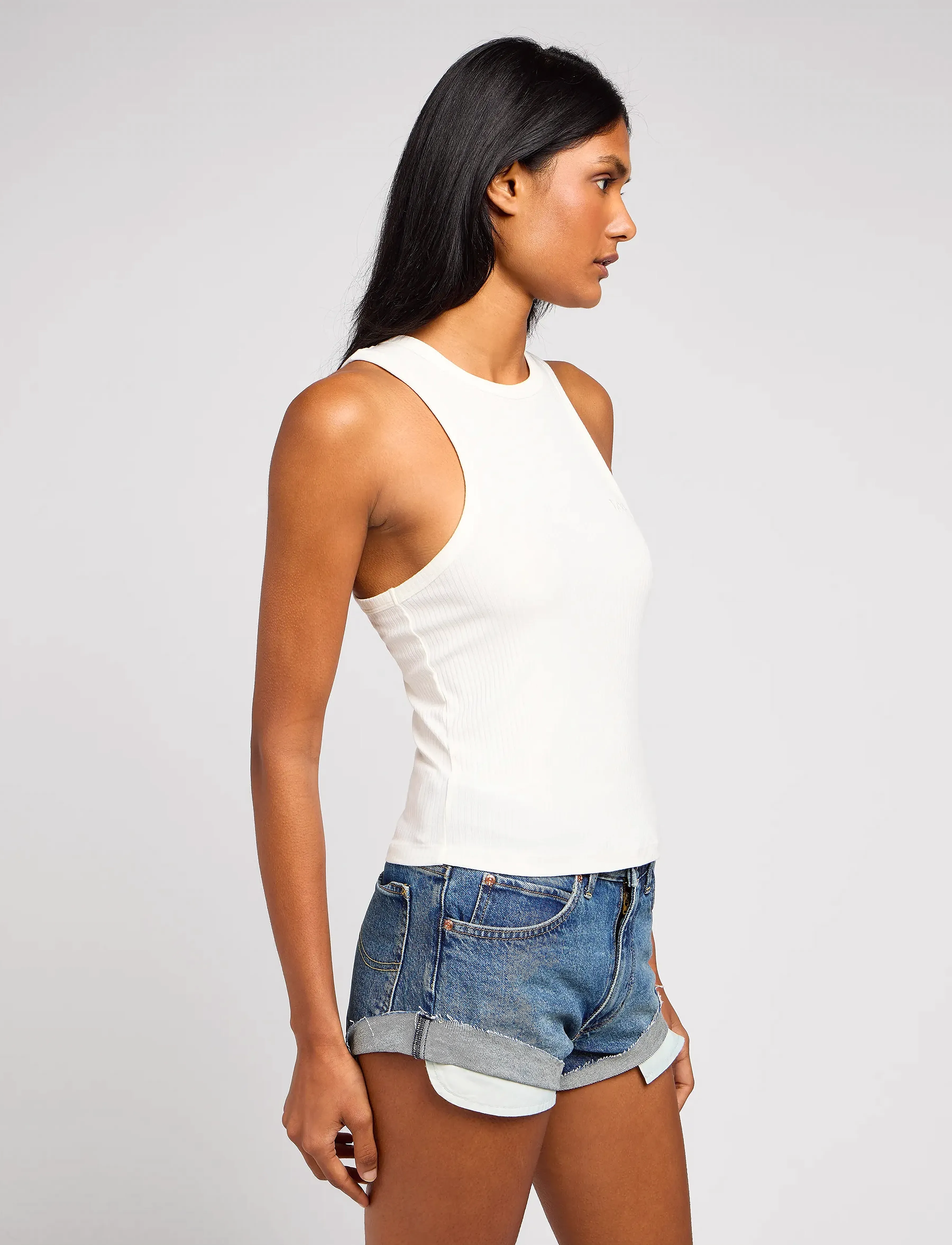 Lee Jeans - Ribbed Tank - ecru - 5