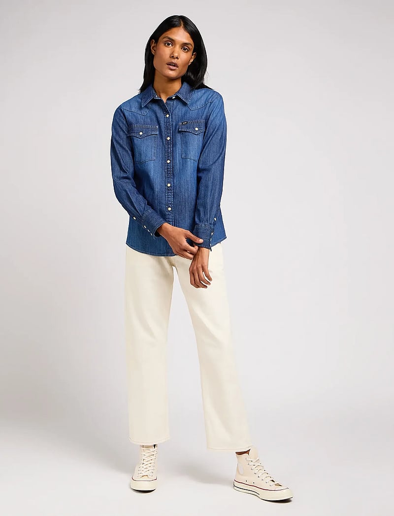 Lee Jeans - REGULAR WESTERN SHIRT - jeansskjortor - through the woods - 4