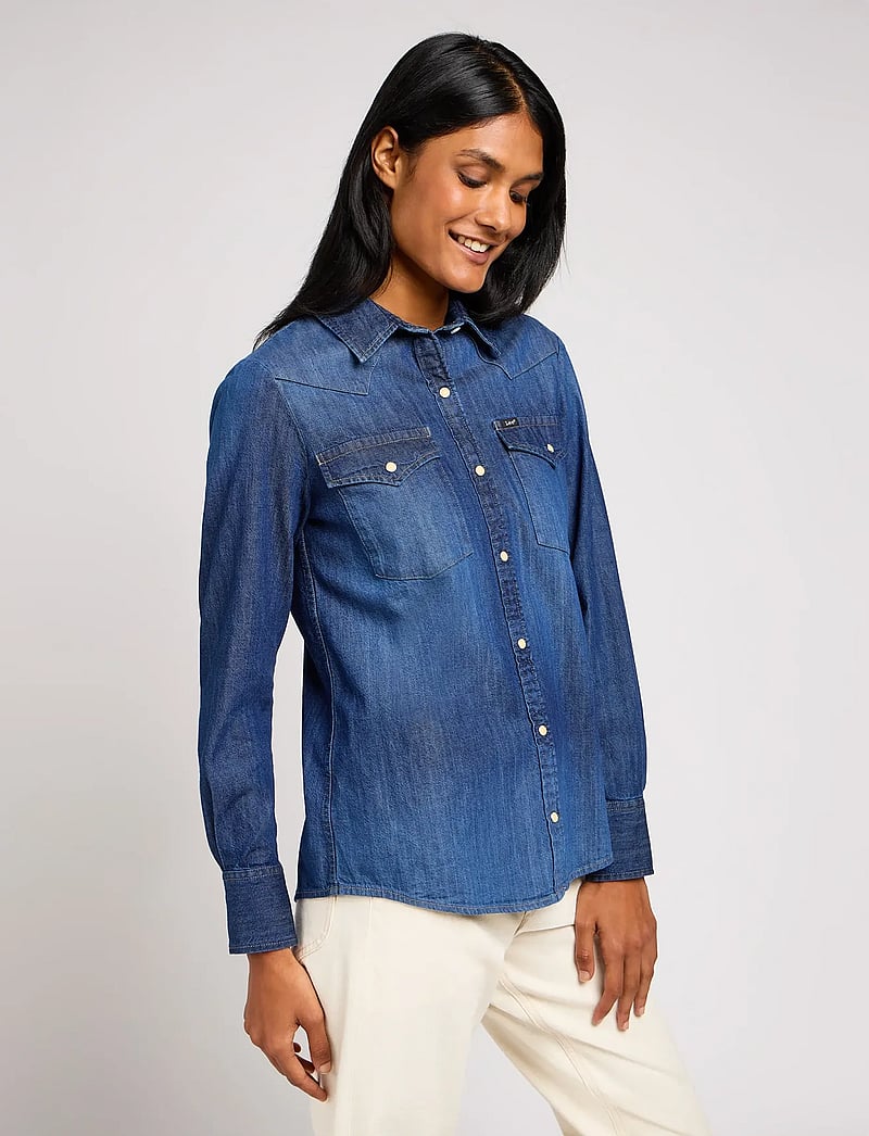 Lee Jeans - REGULAR WESTERN SHIRT - jeansskjortor - through the woods - 5