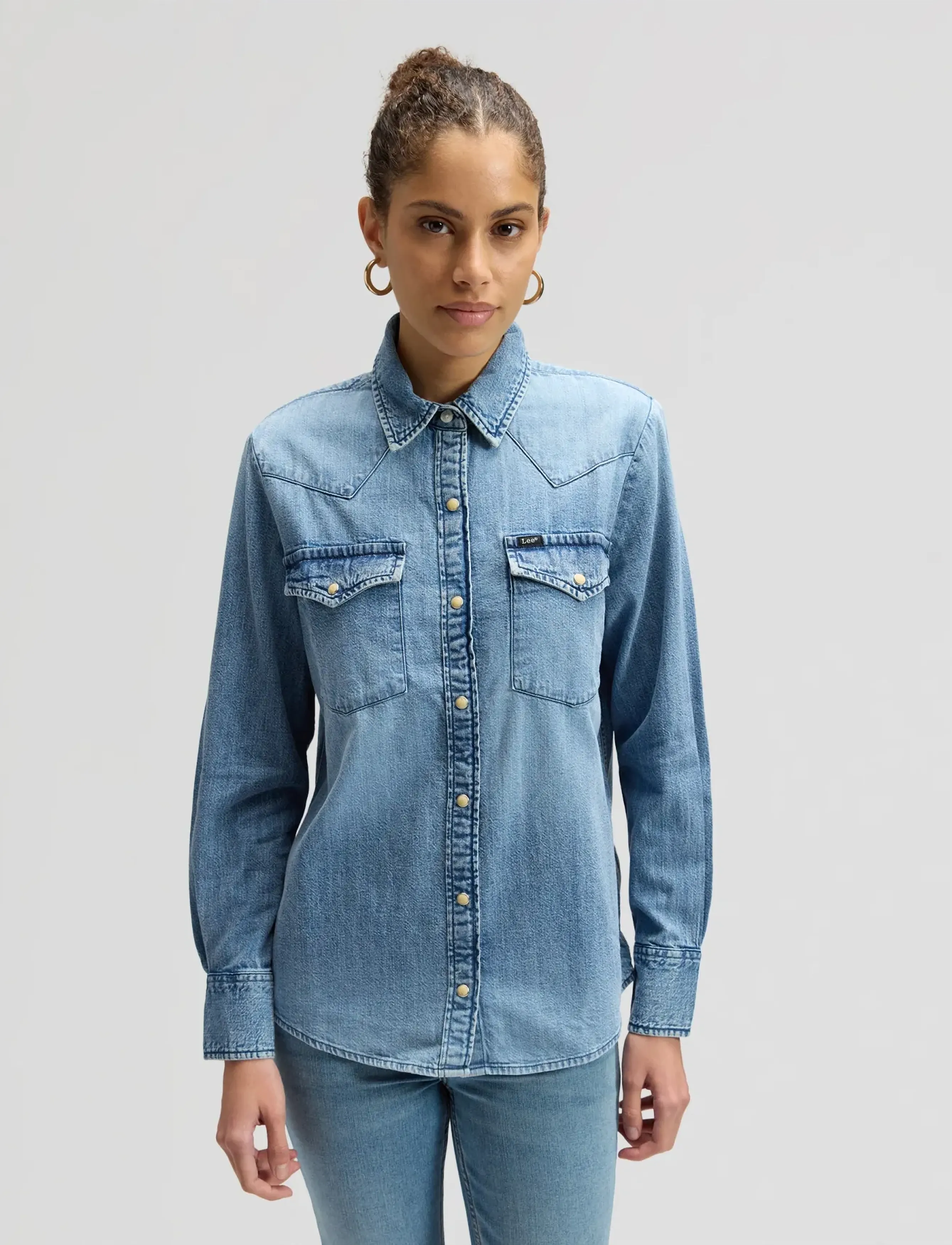 Lee Jeans REGULAR WESTERN SHIRT - Blusar & Skjortor - MT RANGE / blue