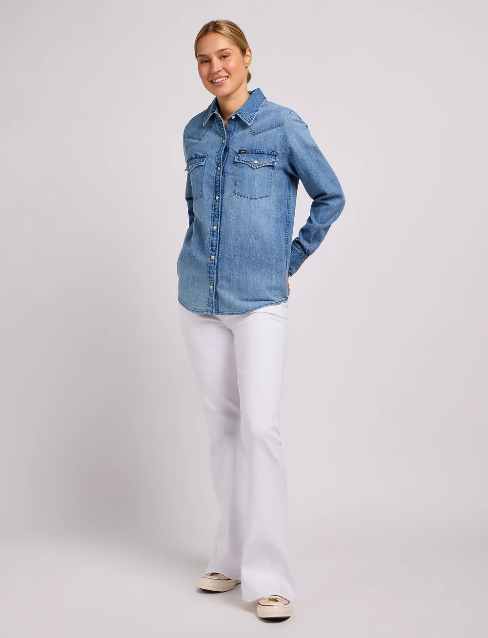 Lee Jeans - REGULAR WESTERN SHIRT - denimskjorter - mt range - 3