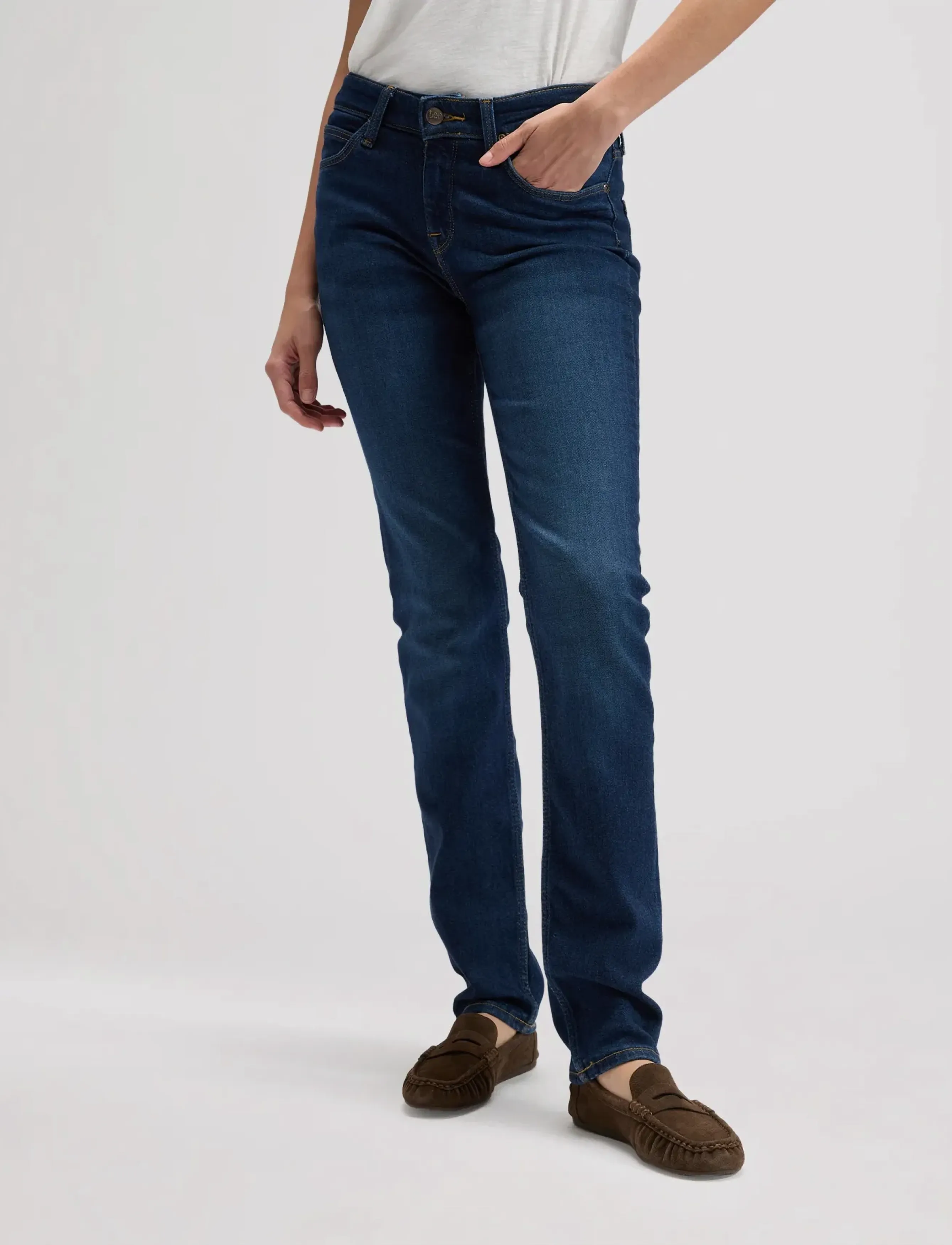Lee Jeans - MARION STRAIGHT - schlaghosen - rain falls - 1