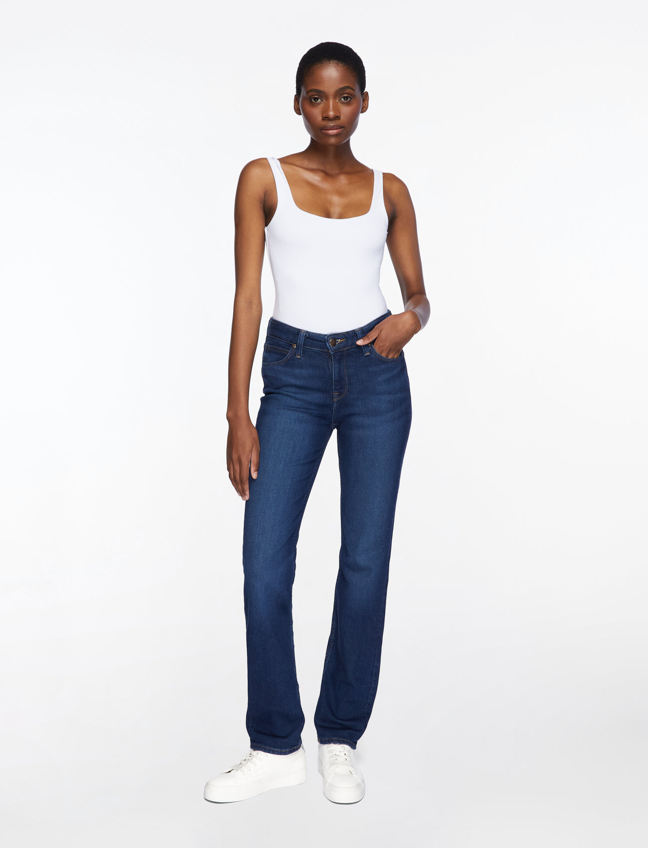 Lee Jeans - MARION STRAIGHT - schlaghosen - rain falls - 3