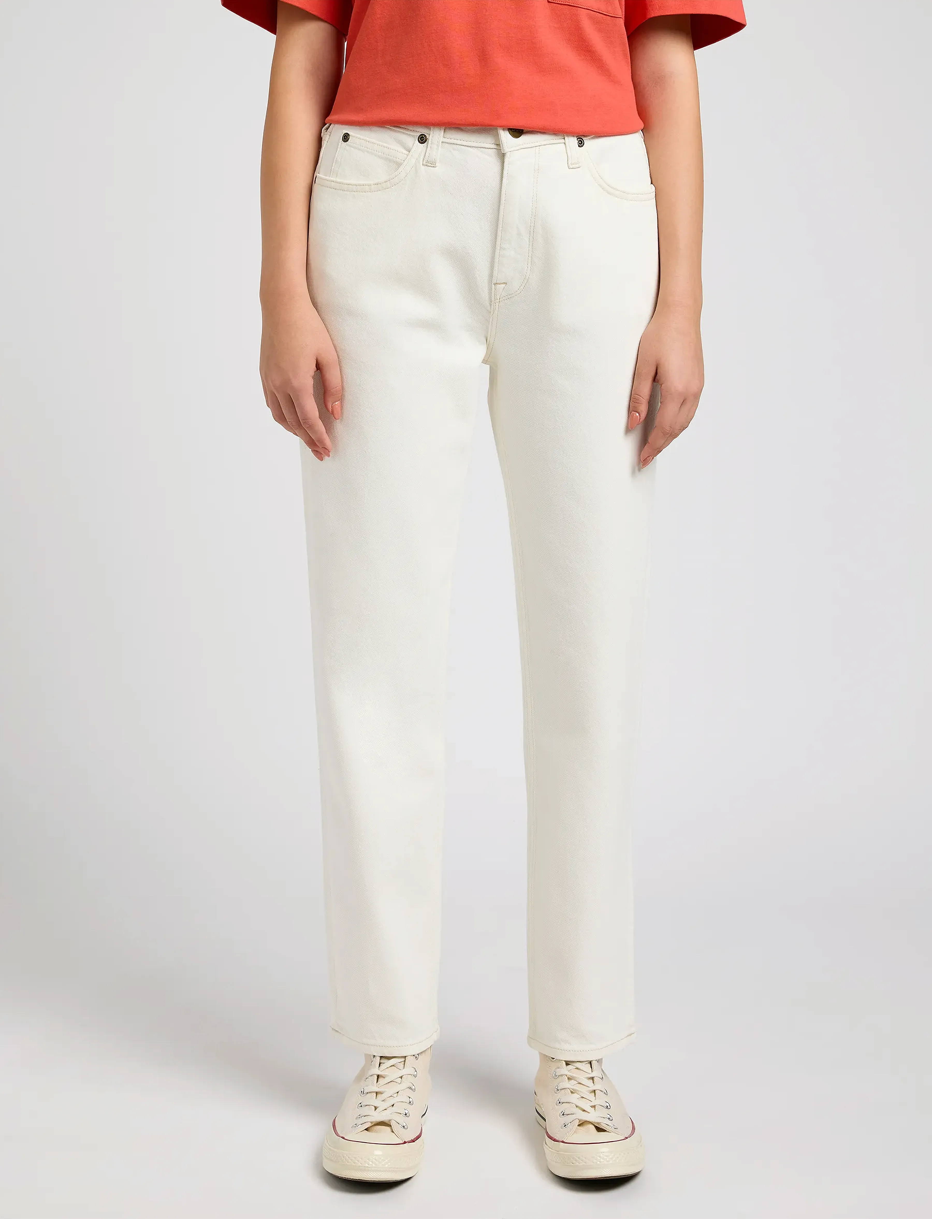 Lee Jeans CAROL - Jeans - CONCRETE WHITE / cream
