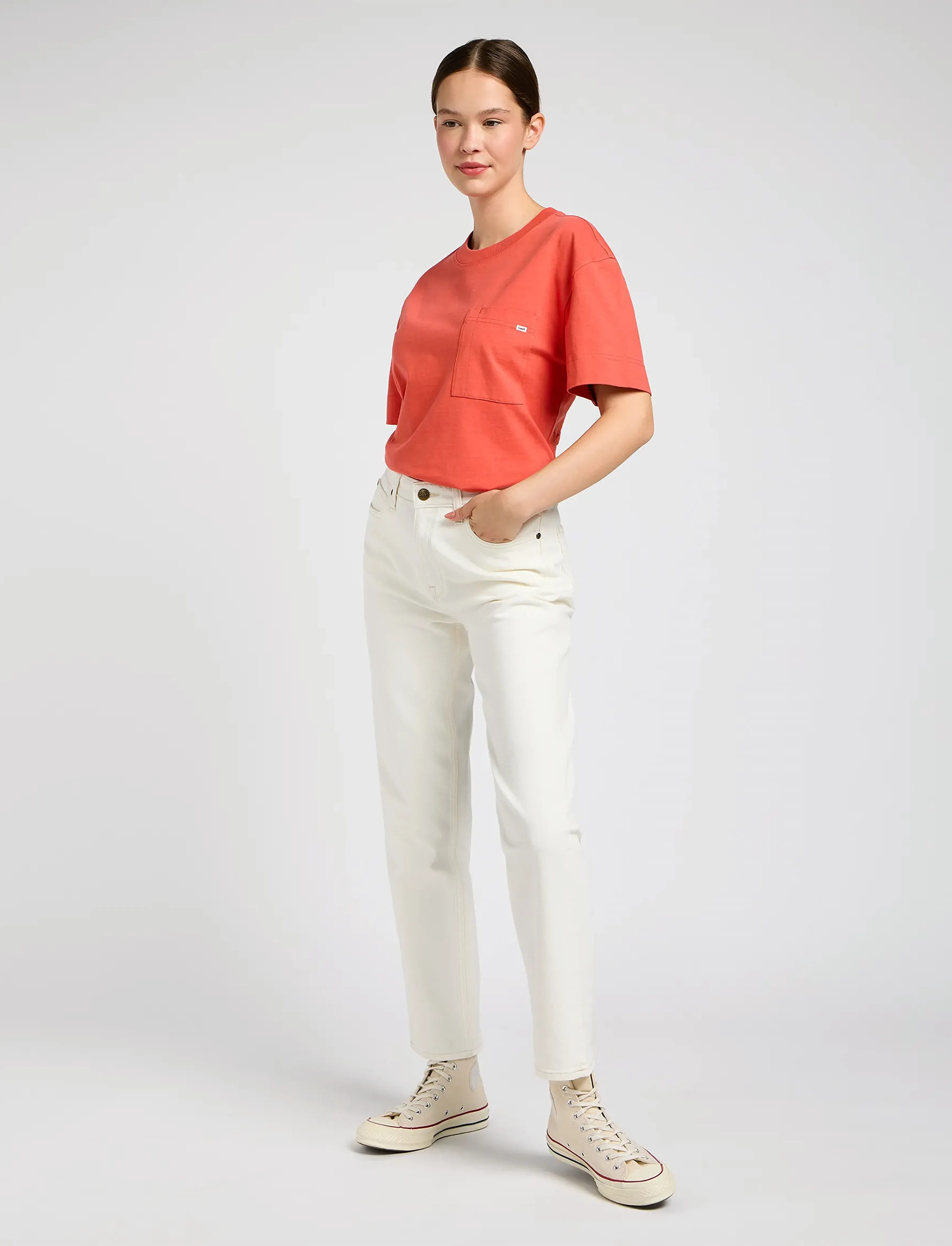 Lee Jeans - CAROL - raka jeans - concrete white - 4