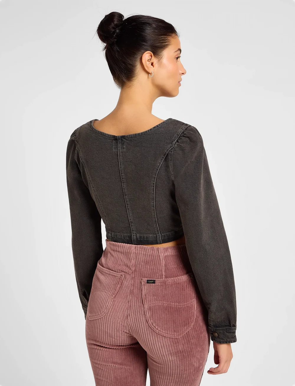 Lee Jeans - DENIM CORSET - langärmlige blusen - always dark - 3