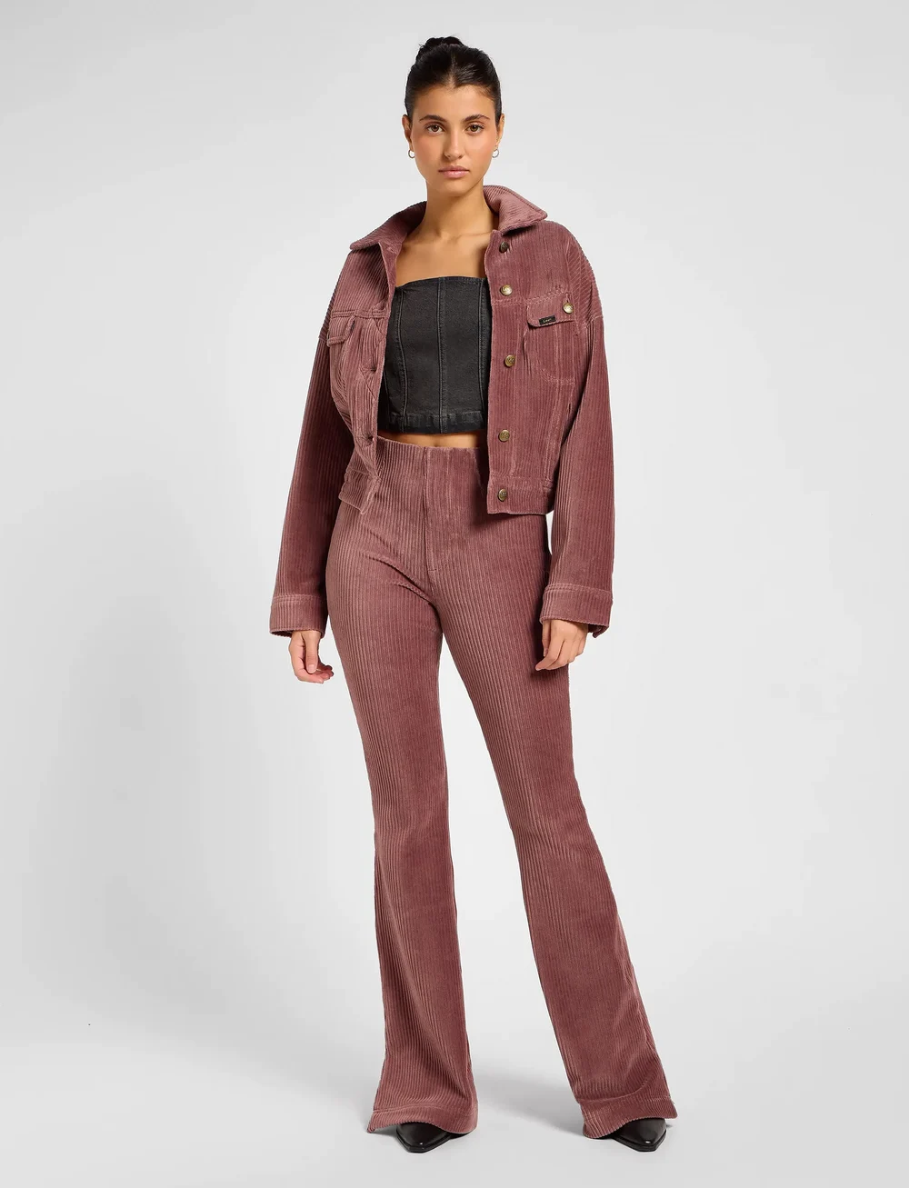 Lee Jeans - DENIM CORSET - langärmlige blusen - always dark - 4