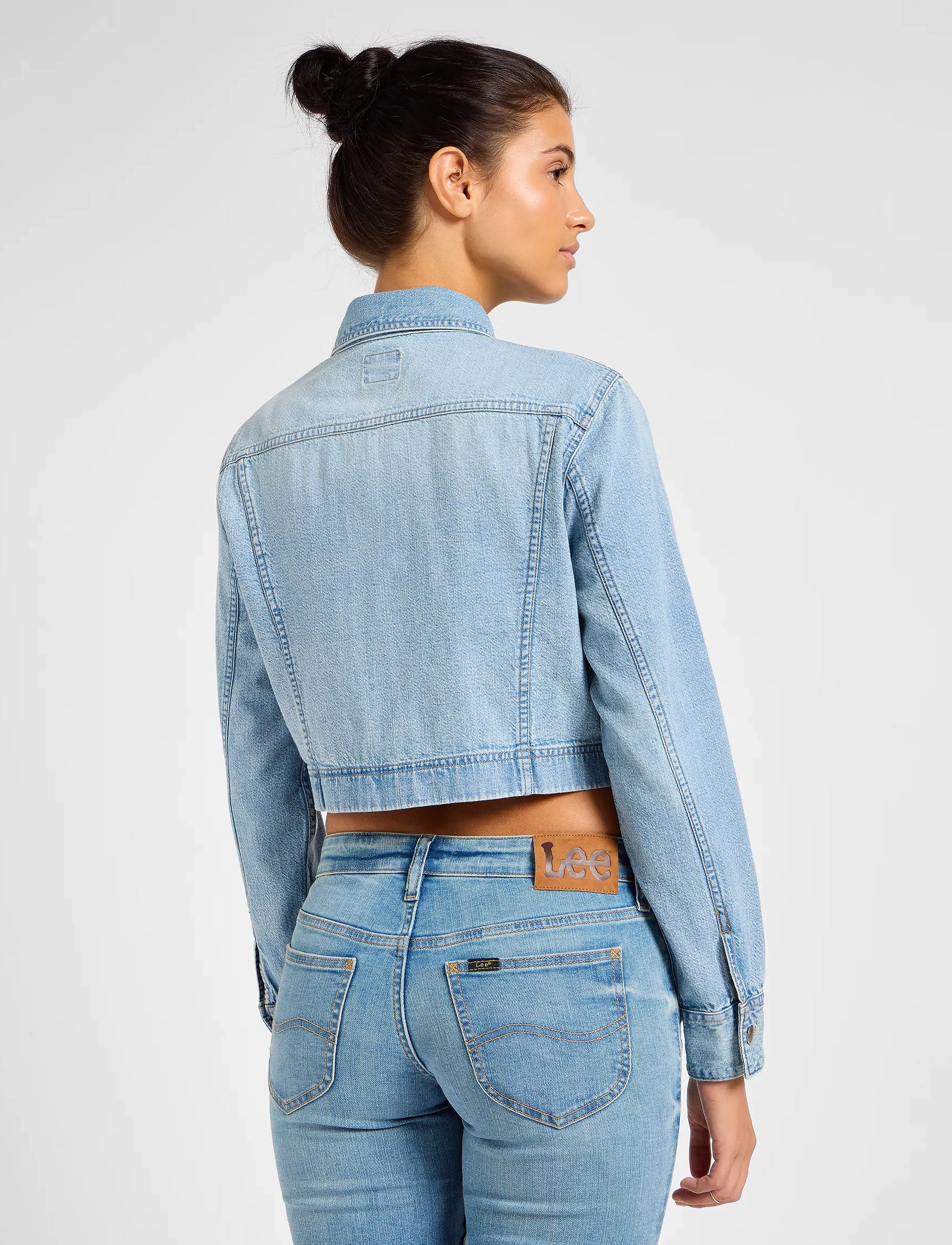 Lee Jeans - CROPPED RIDER SHIRT - modern blue - 3