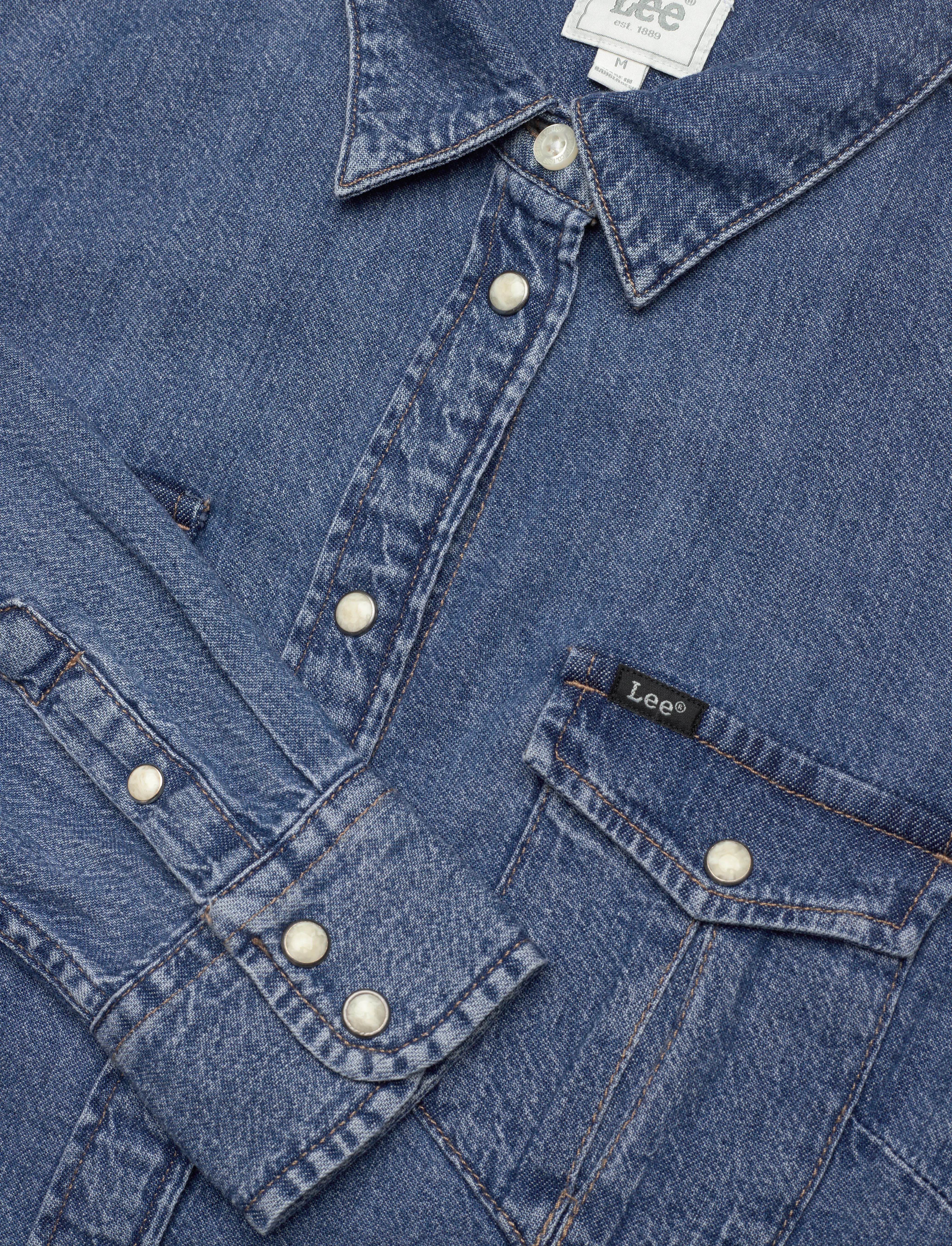 Lee Jeans - REGULAR WESTERN SHIRT - denimskjorter - peaked interest - 2