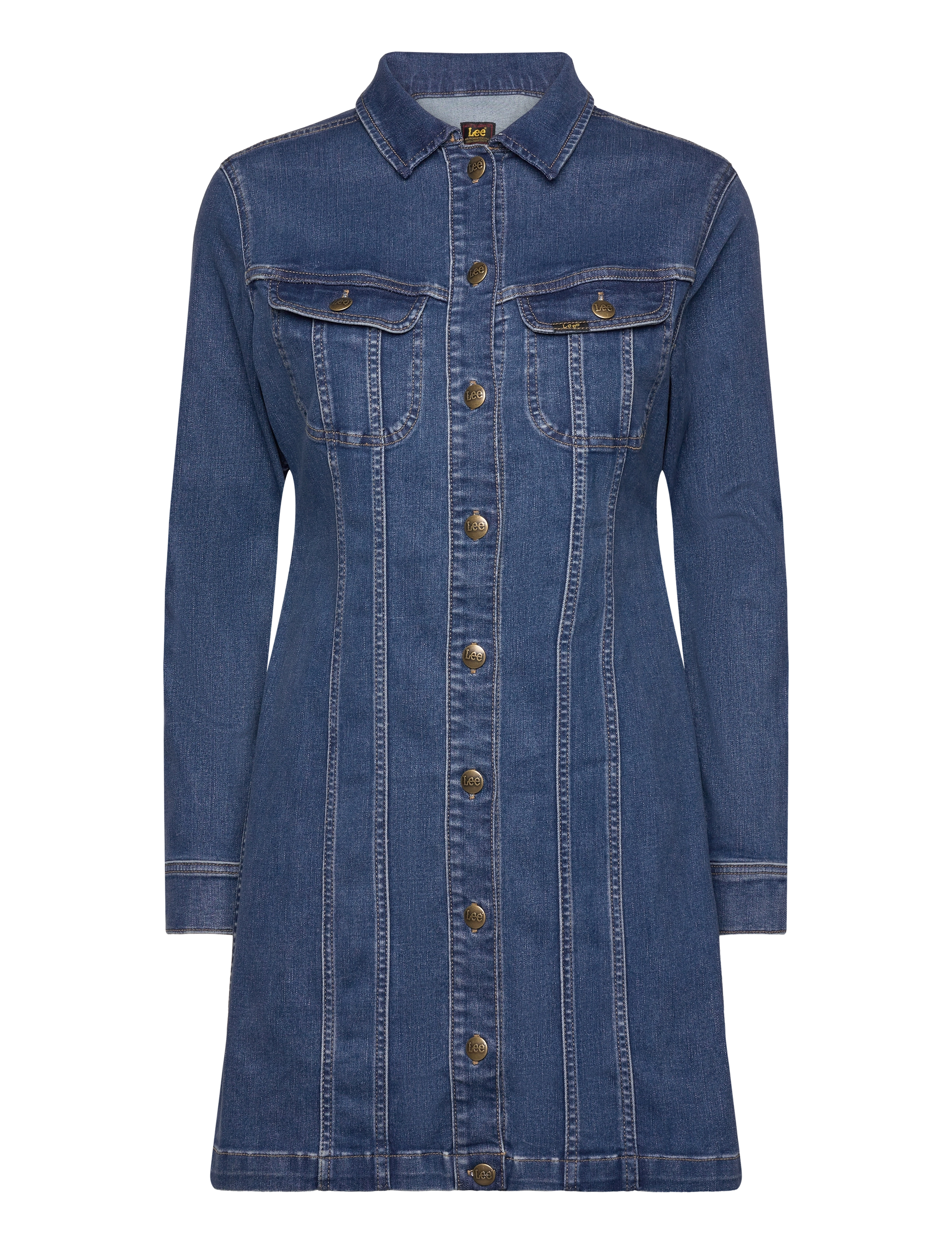 Lee Jeans FOREVERFIT RIDER DRESS - Kleider - CLEAN RILEY / blue