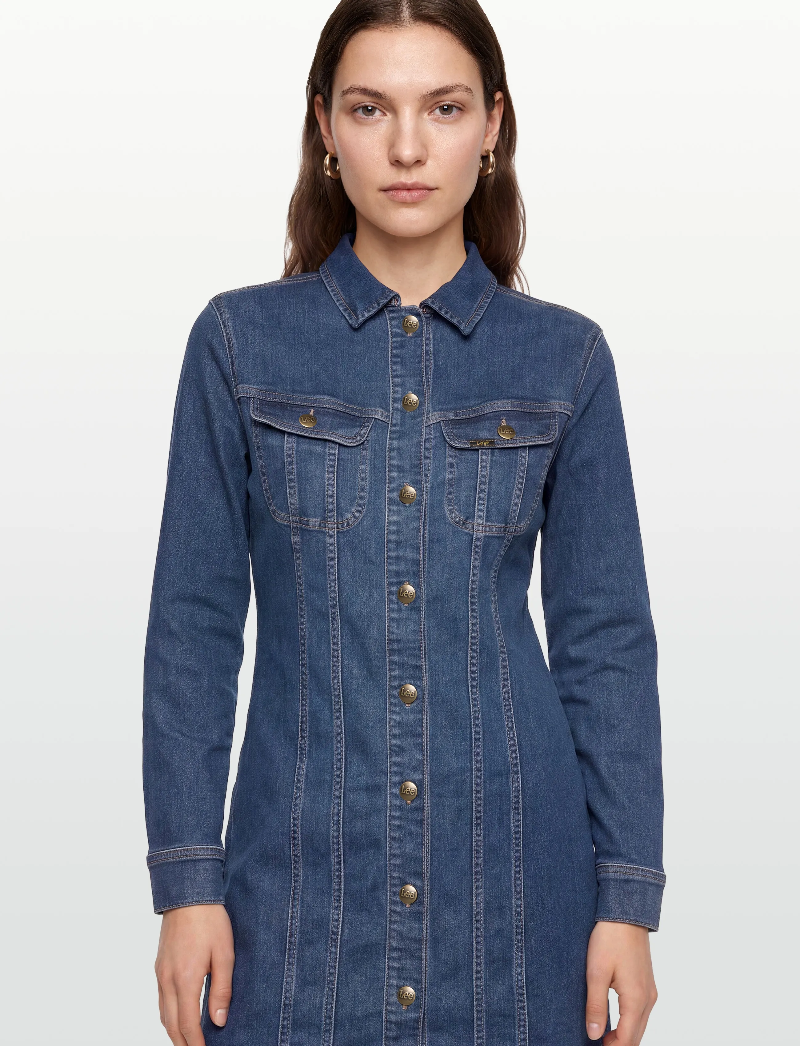 Lee Jeans - FOREVERFIT RIDER DRESS - denim dresses - clean riley - 3