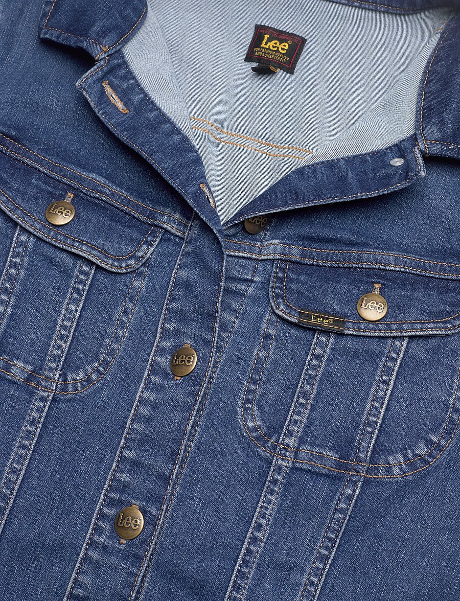 Lee Jeans - FOREVERFIT RIDER DRESS - skjortekjoler - clean riley - 5