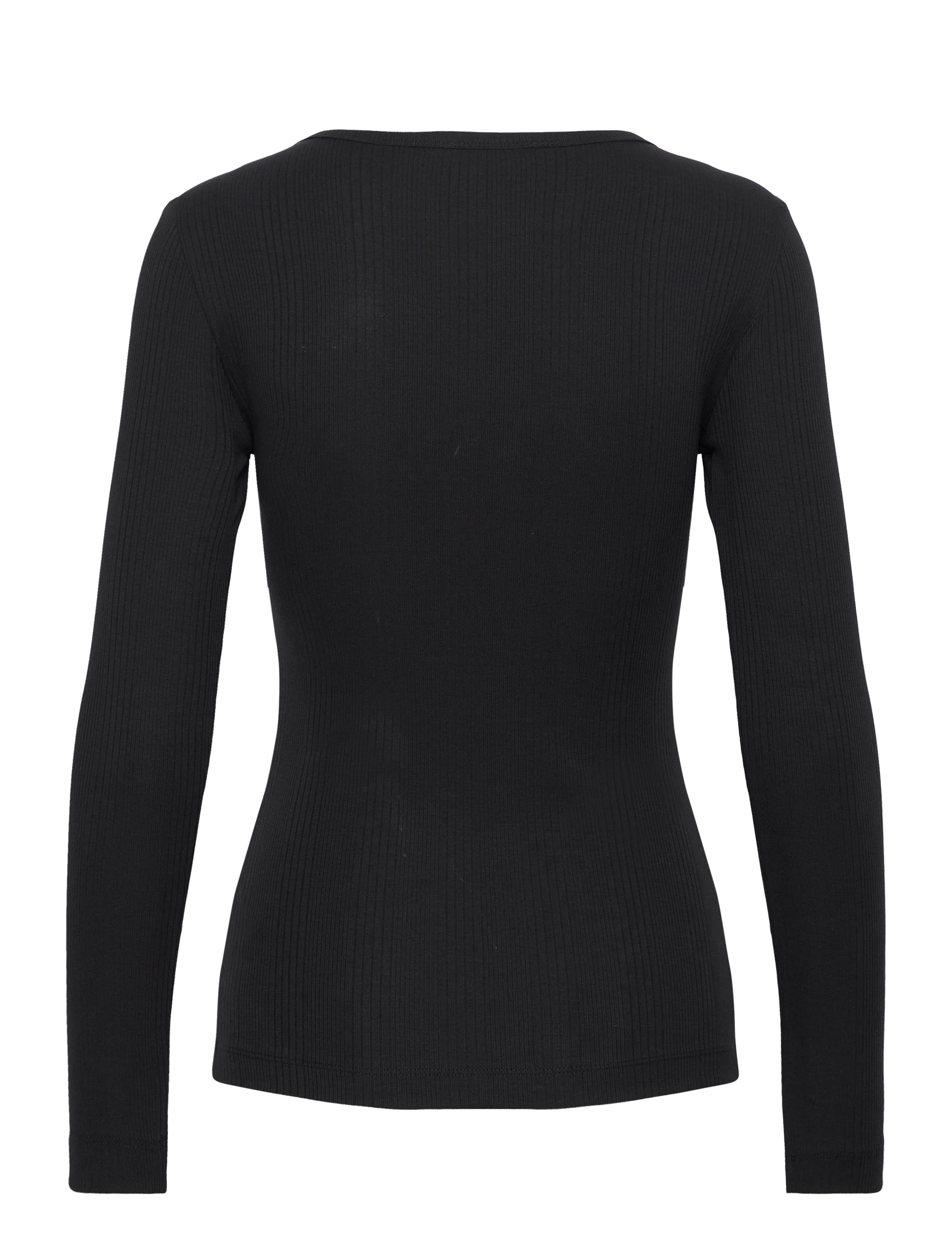 Lee Jeans - LS RIB TEE - unionall black - 2