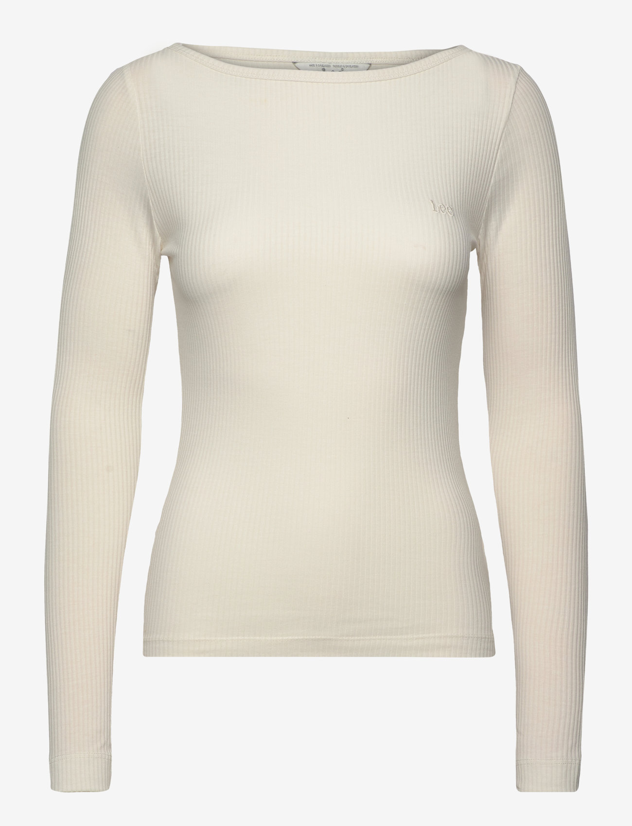 Lee Jeans - LS BOAT NECK TEE - långärmade toppar - ecru - 1
