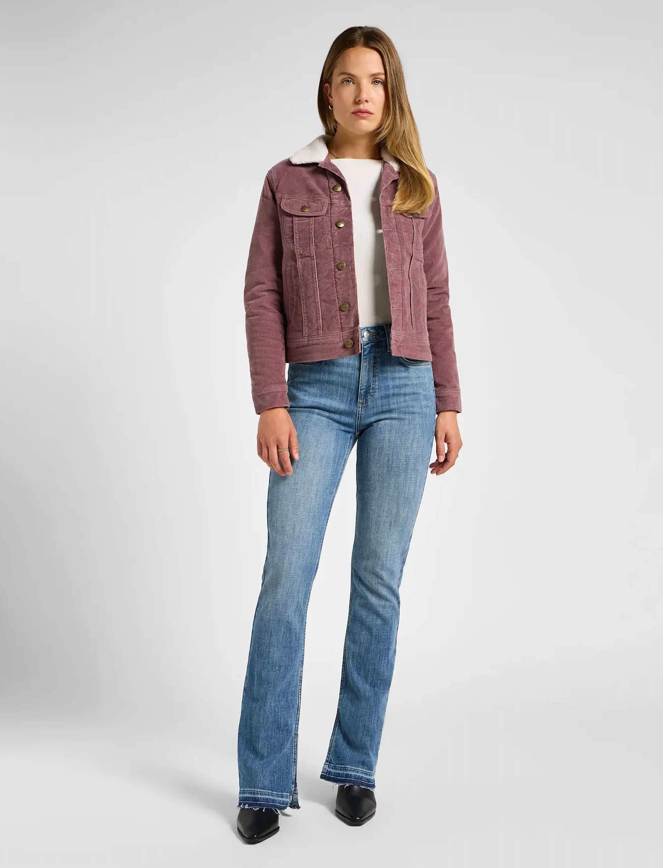 Lee Jeans - LS BOAT NECK TEE - långärmade toppar - ecru - 4