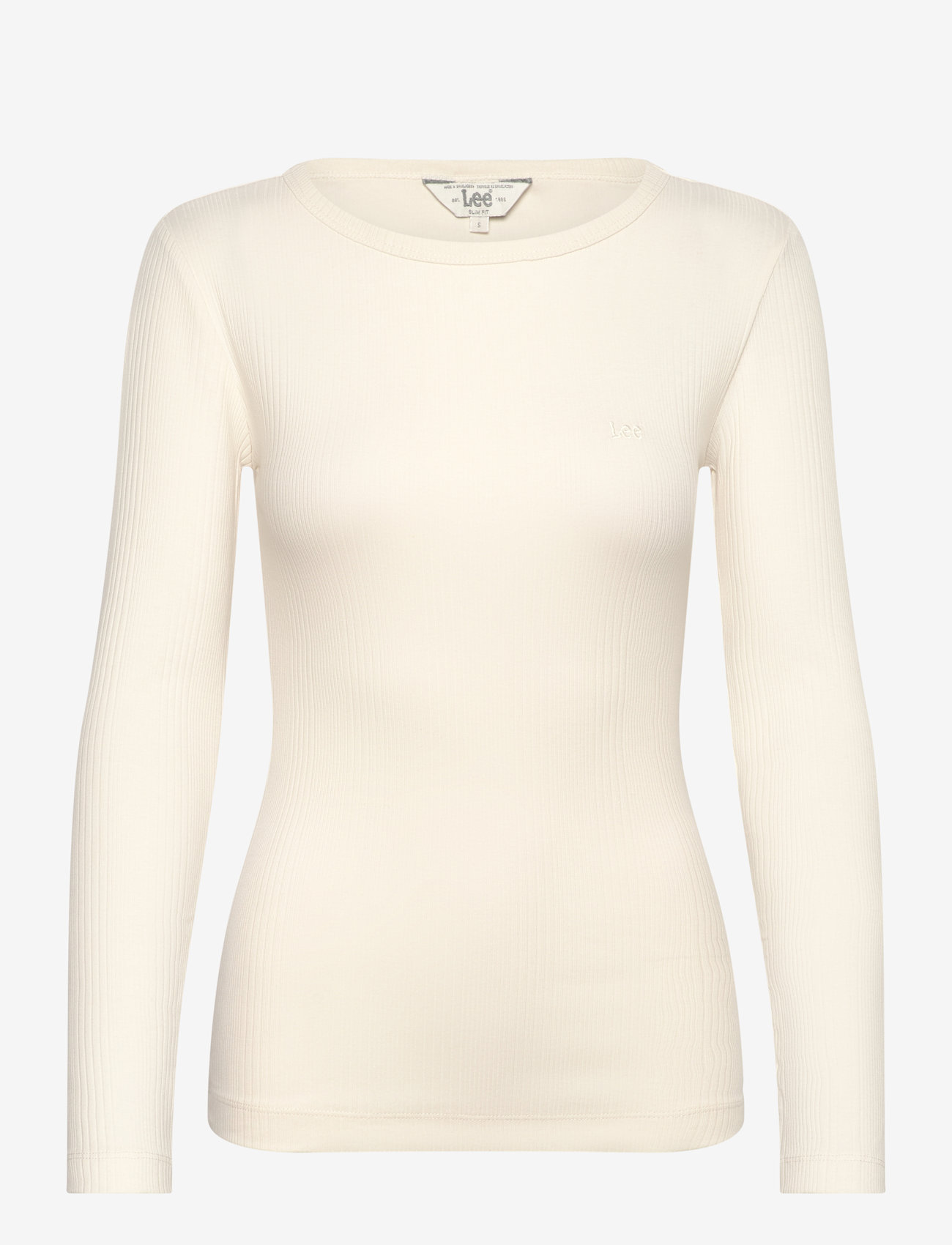 Lee Jeans - LS RIB TEE - ecru - 1