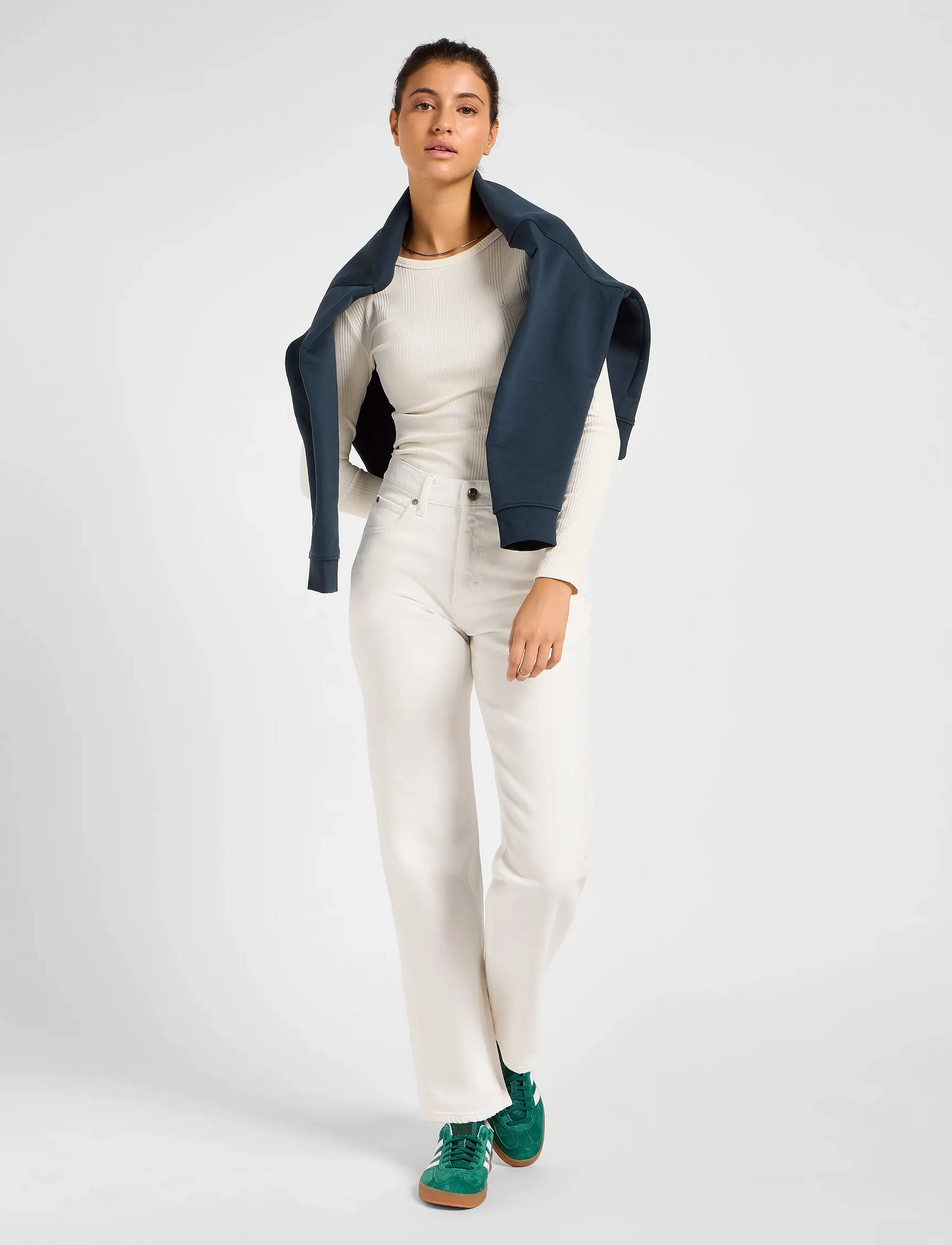 Lee Jeans - LS RIB TEE - ecru - 4