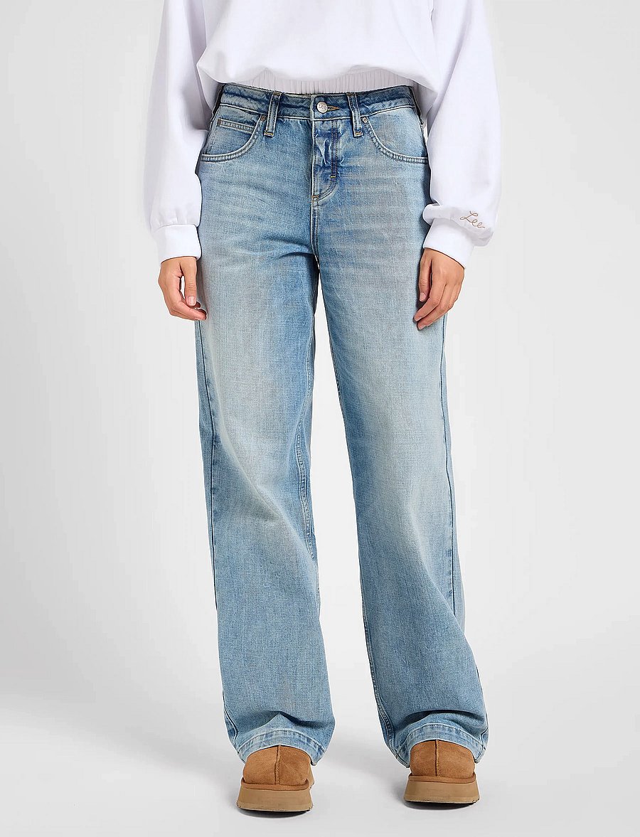 Lee Jeans - LOOSE CARPENTER - hosen mit weitem bein - fresh daylight - 0
