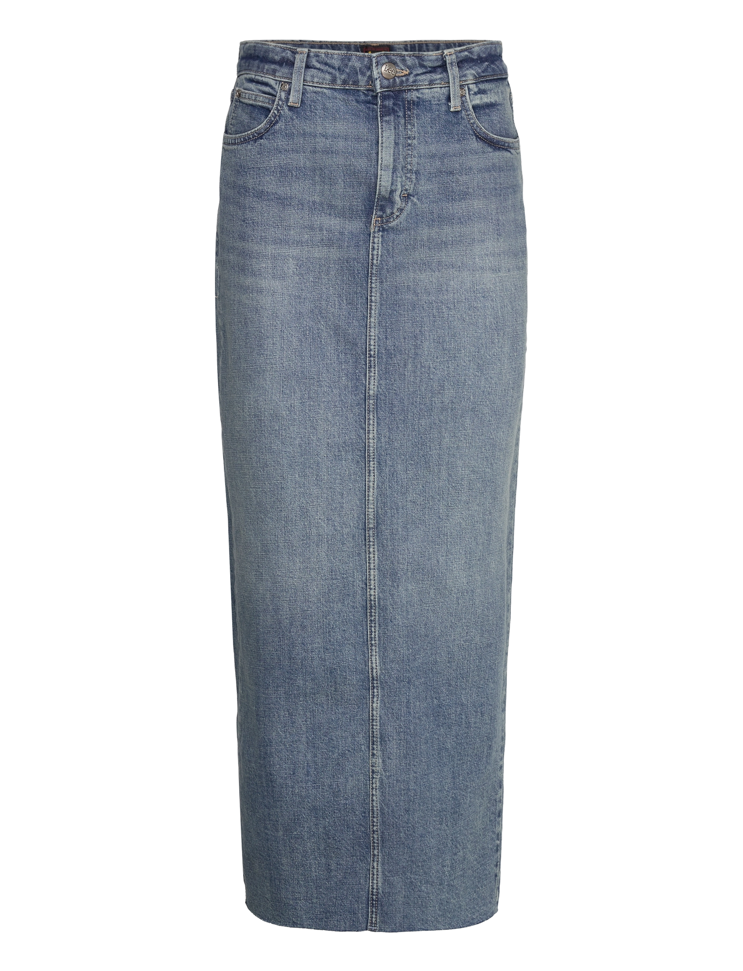 Lee Jeans Back Slit Maxi Skirt - Modern femininity - SET FREE / blue