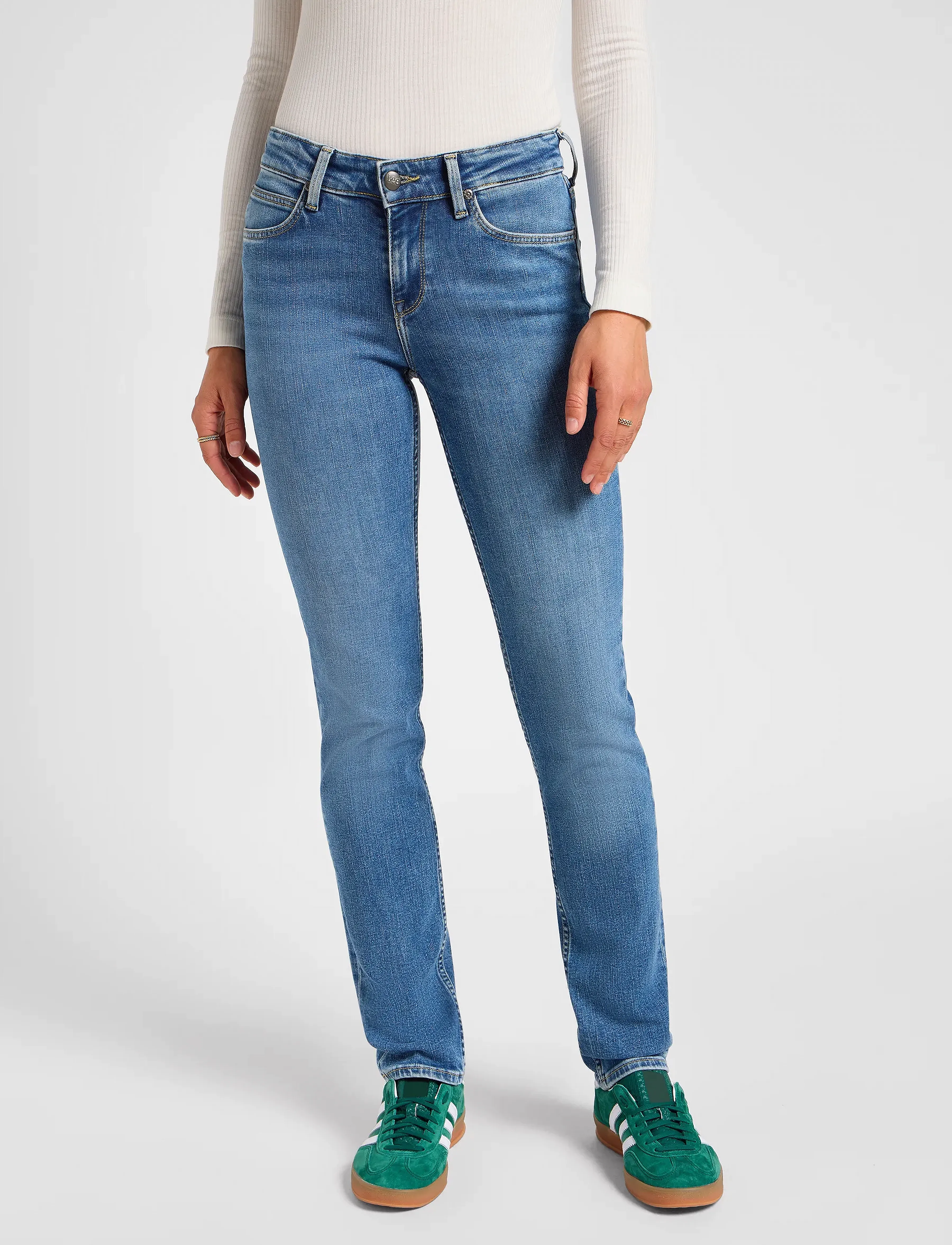 Lee Jeans Marion Straight, 30 x 33, Jeans, Blau - Straight-regular, Frauen