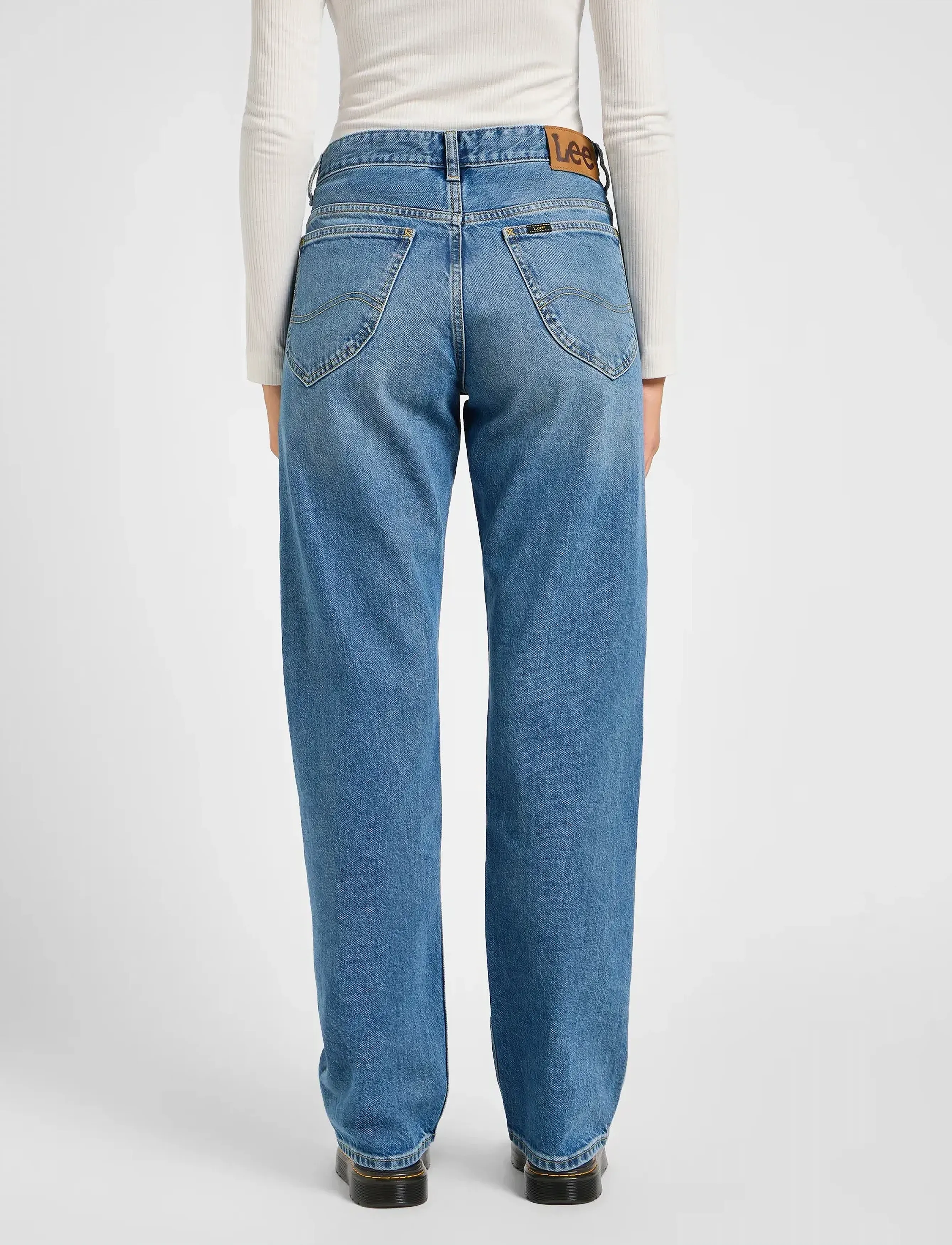 Lee Jeans Rider Classic mid waist jeans dam – bild 2