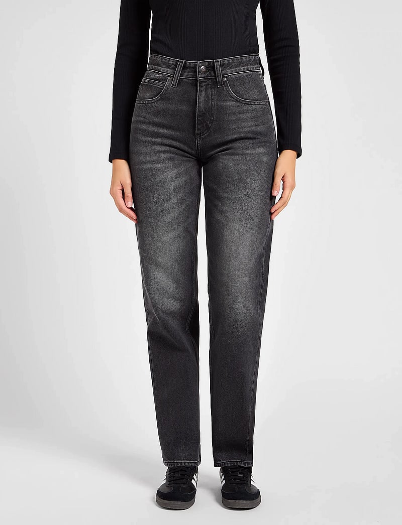 Lee Jeans - RIDER CLASSIC - suorat farkut - charred black - 0